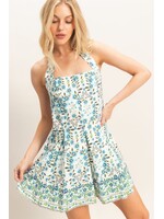 HYFVE Floral Halter Romper - HF26A497