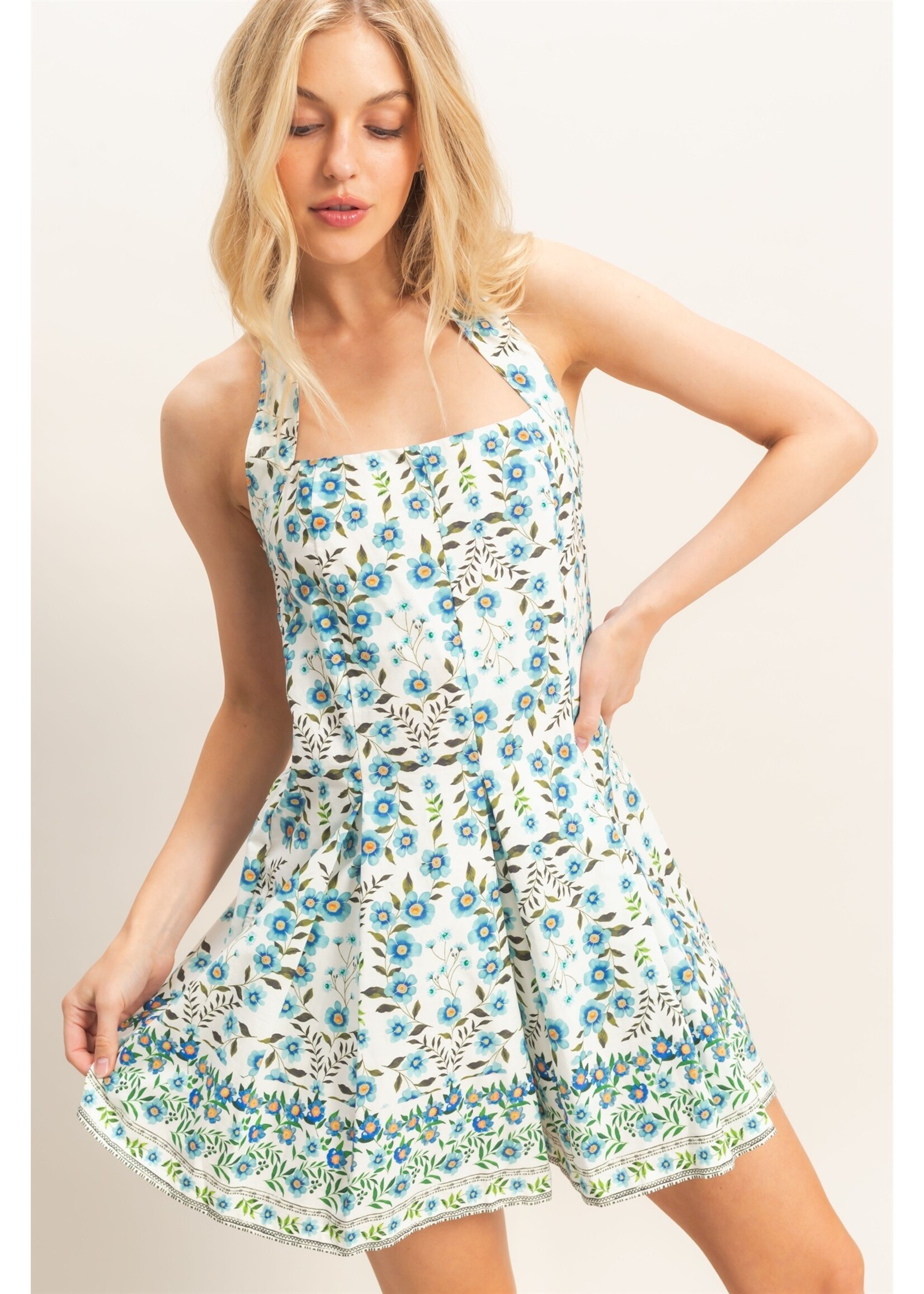 HYFVE Floral Halter Romper - HF26A497