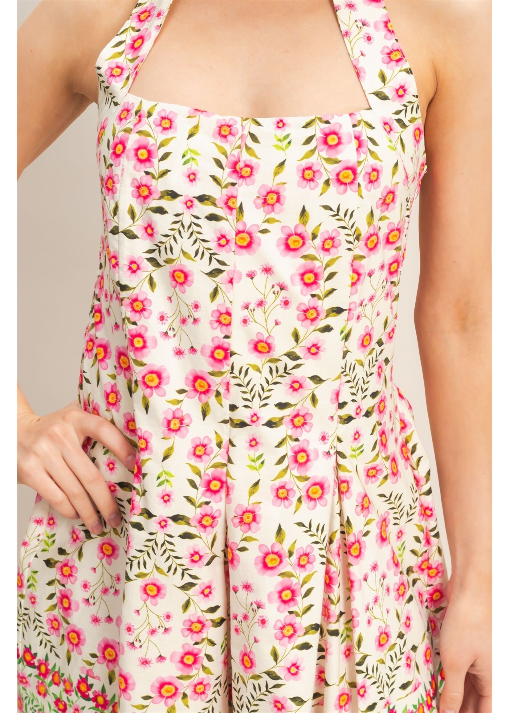 HYFVE Floral Halter Romper - HF26A497