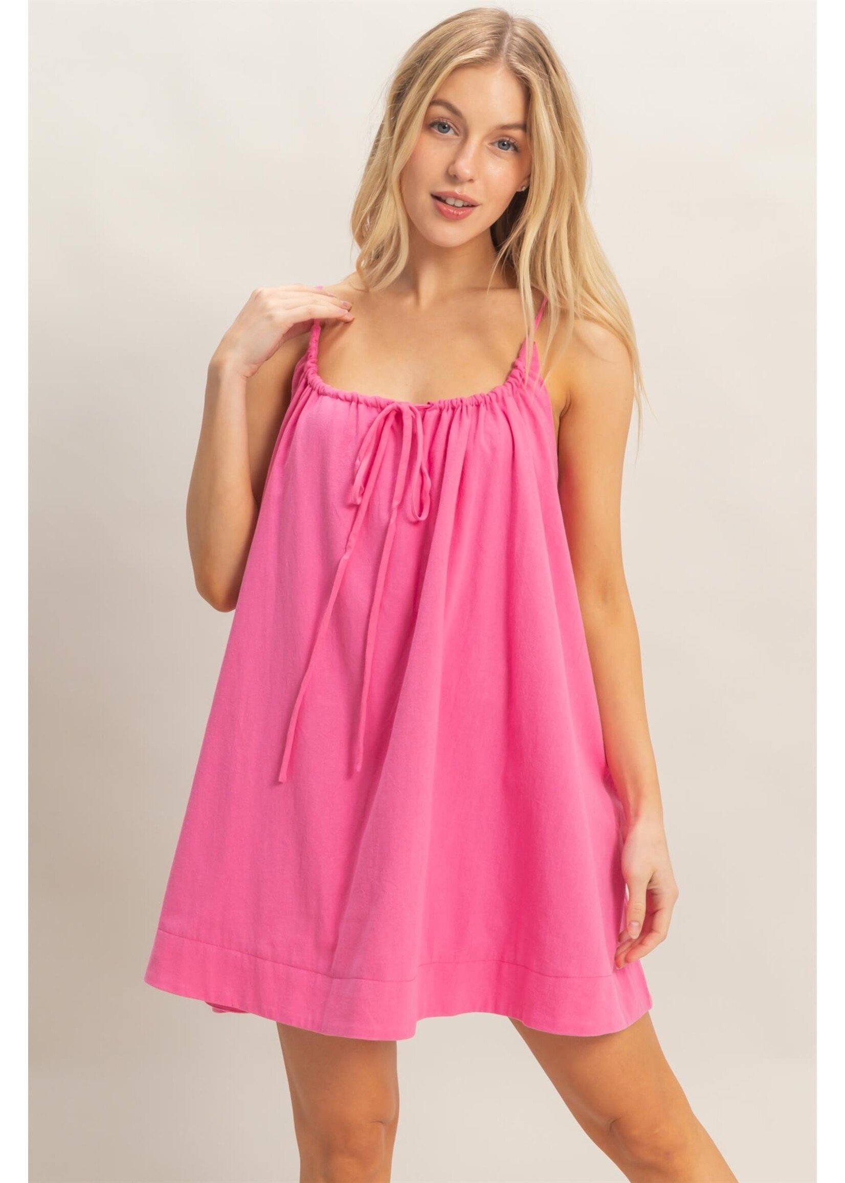 HYFVE Gathered Tie Strap Dress - HF26A237