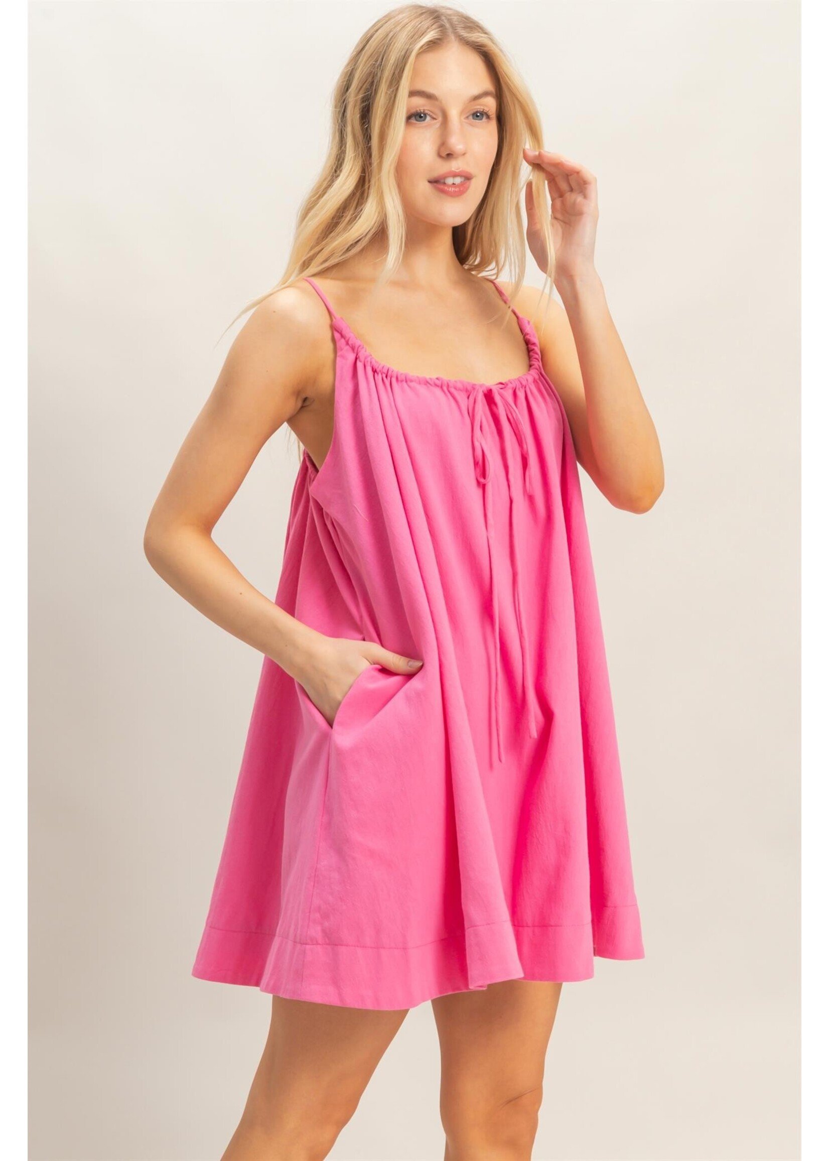 HYFVE Gathered Tie Strap Dress - HF26A237