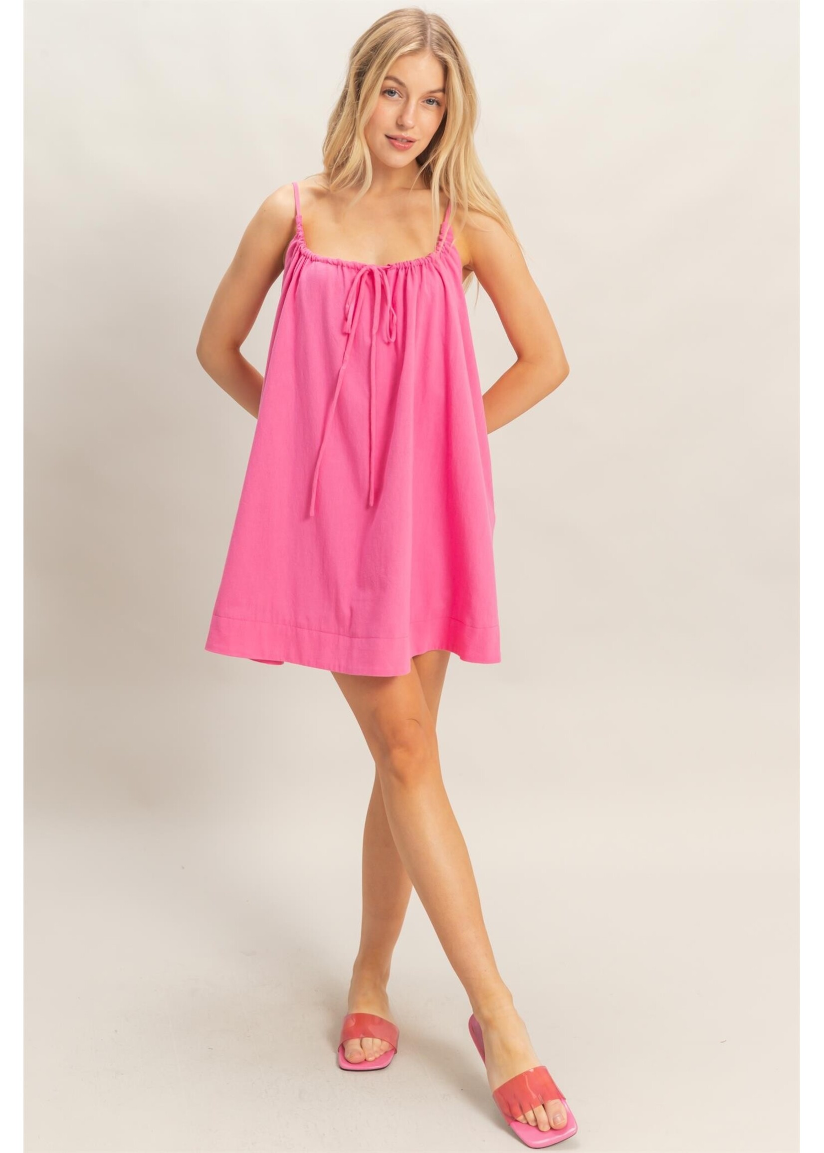 HYFVE Gathered Tie Strap Dress - HF26A237