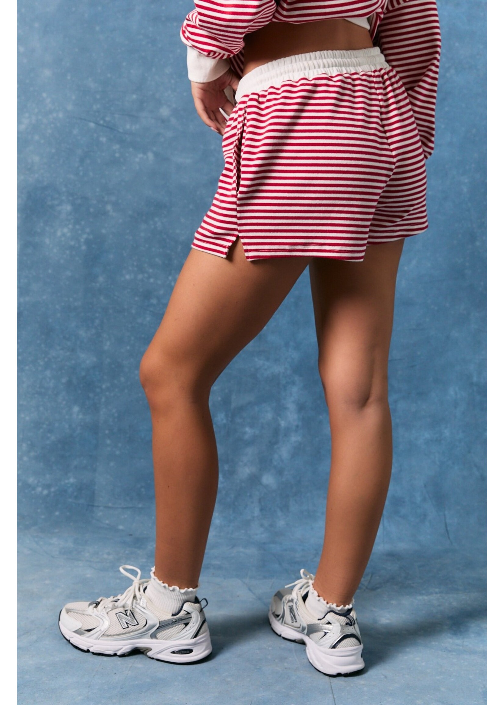 Le Lis Mid Rise Stripe Shorts - PP6948-6
