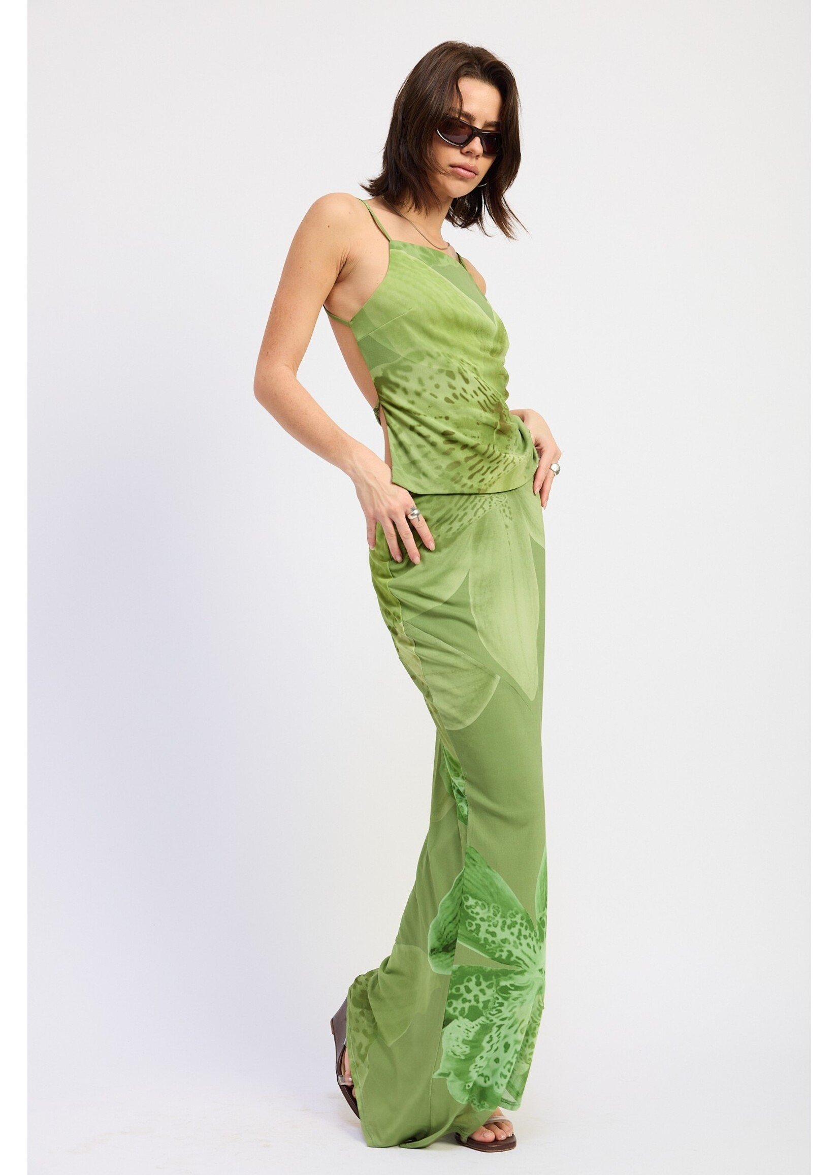 Emory Park Open Back Sleeveless Mesh Top - M8938T-2