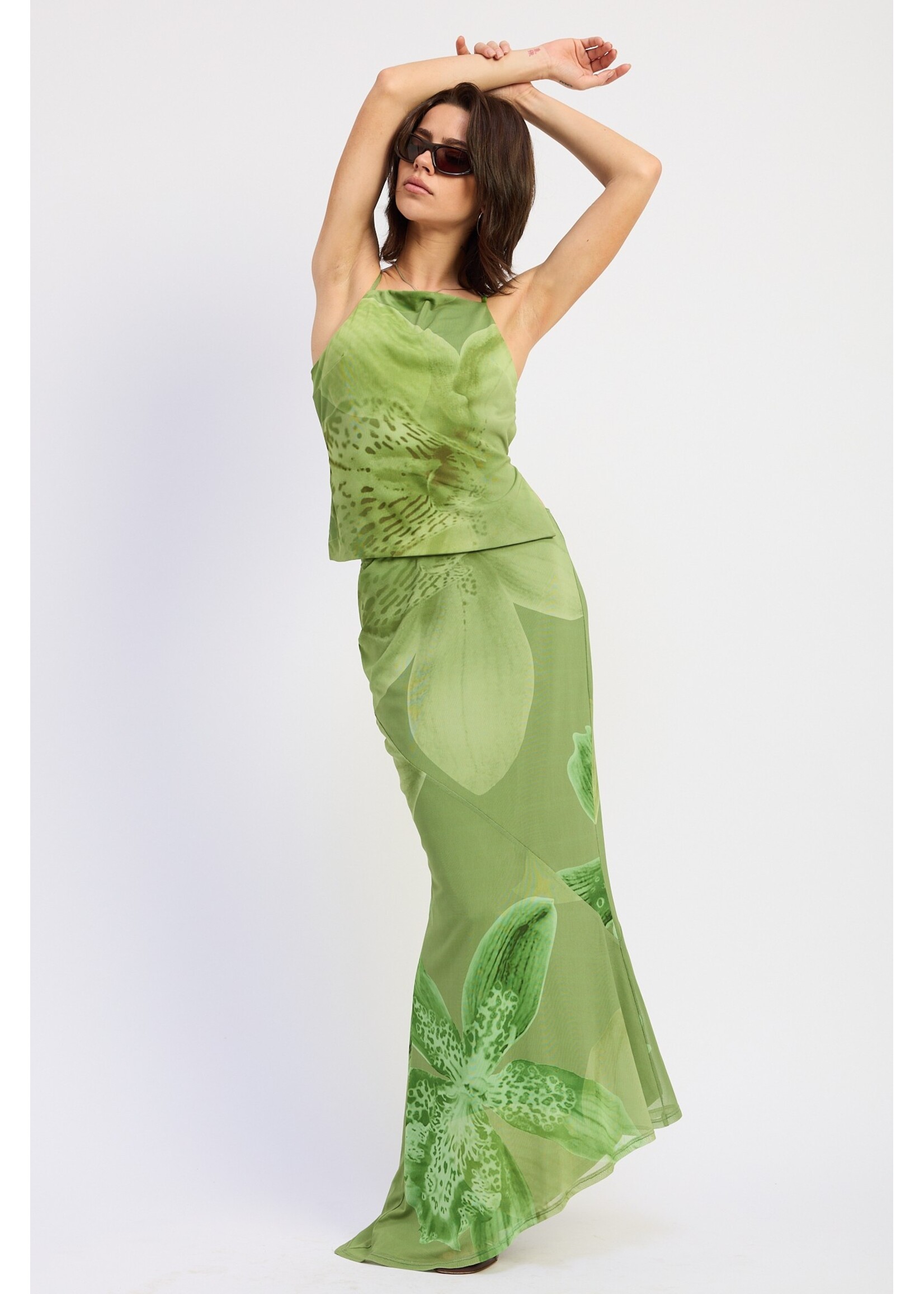 Emory Park Mermaid Maxi Skirt - M9089S-1