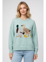 Dreamers Duck Family Knit Sweater - K6109-B