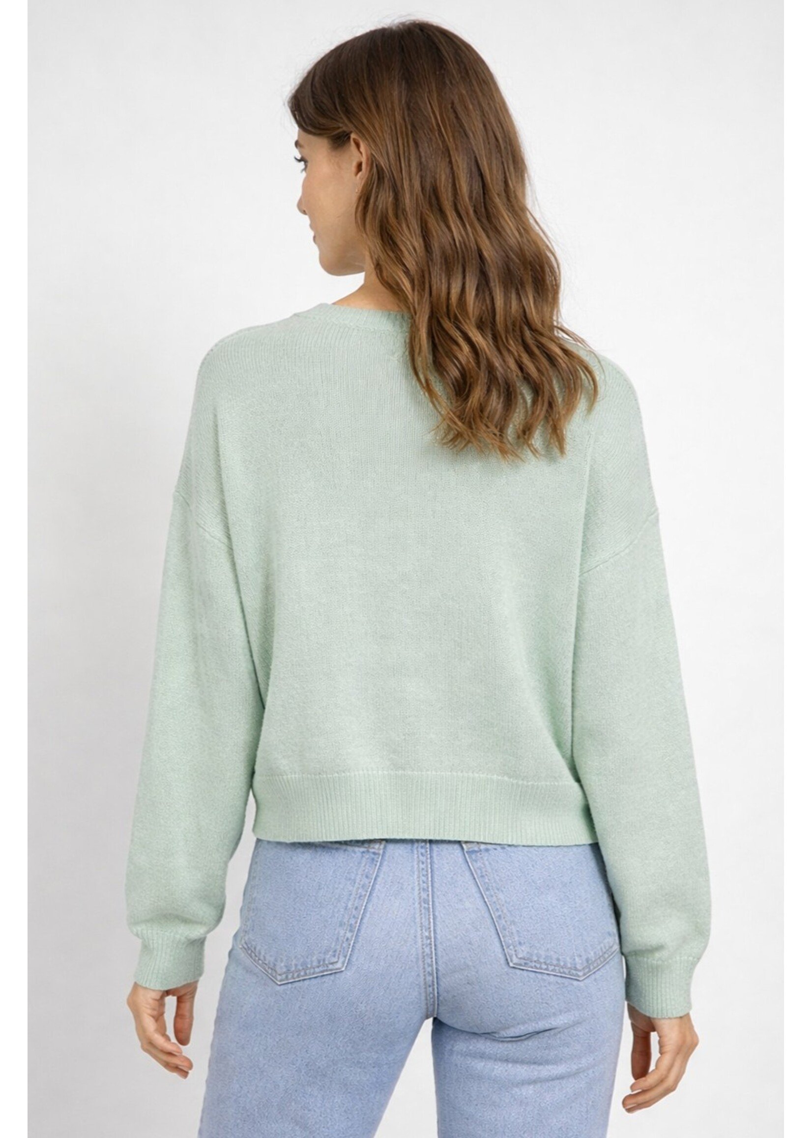 Dreamers Double Fish Knit Pullover - CC2827-R