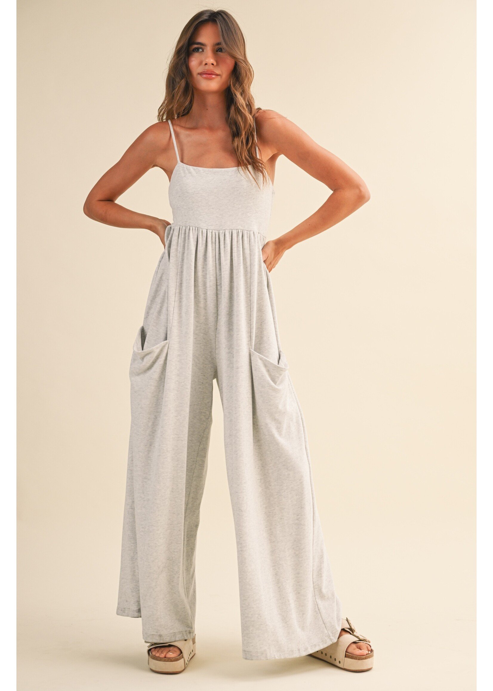 Klesis Strappy Empire Wide Leg Jumpsuit - IJP3392