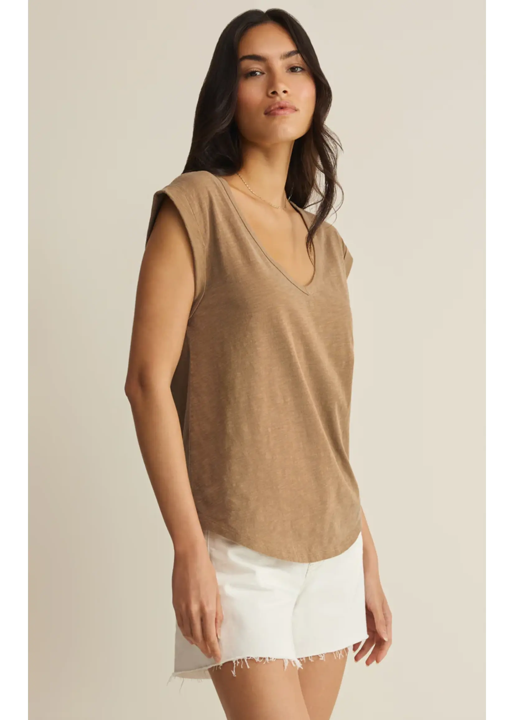 Z Supply Per Diem V-neck Tank - ZT262989