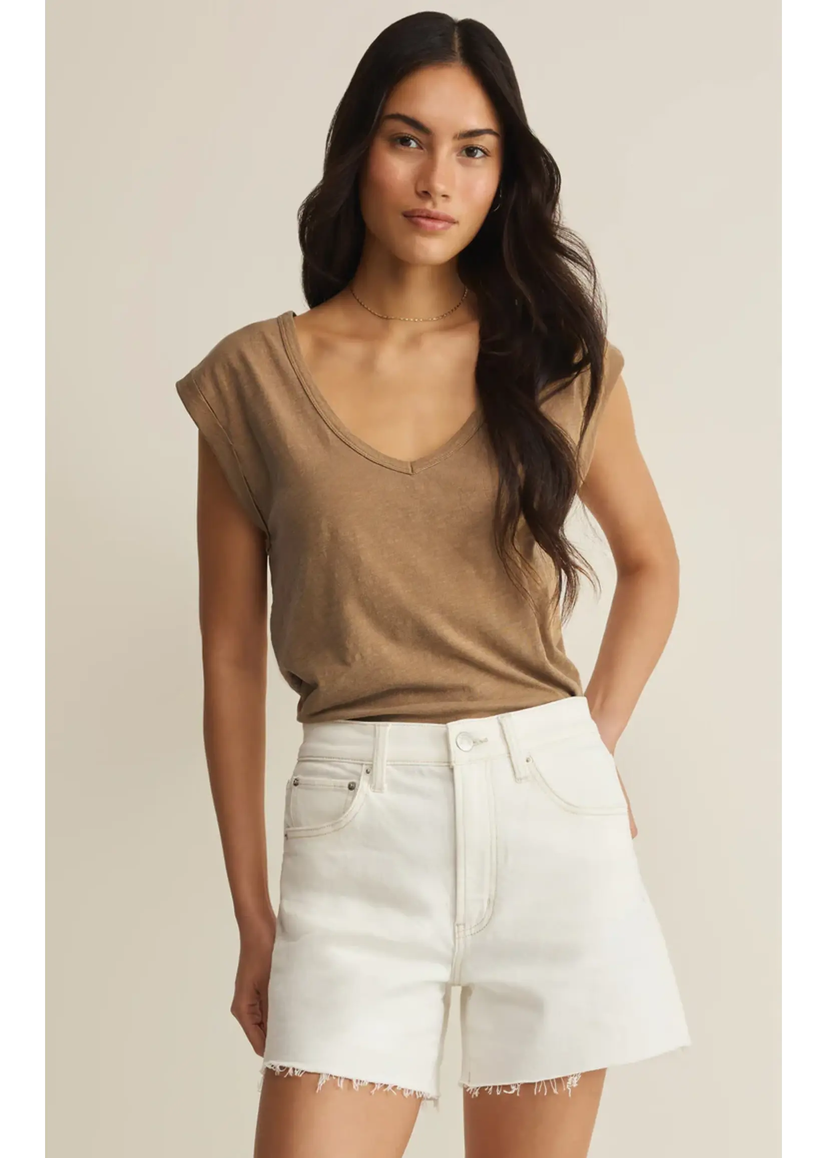 Z Supply Per Diem V-neck Tank - ZT262989