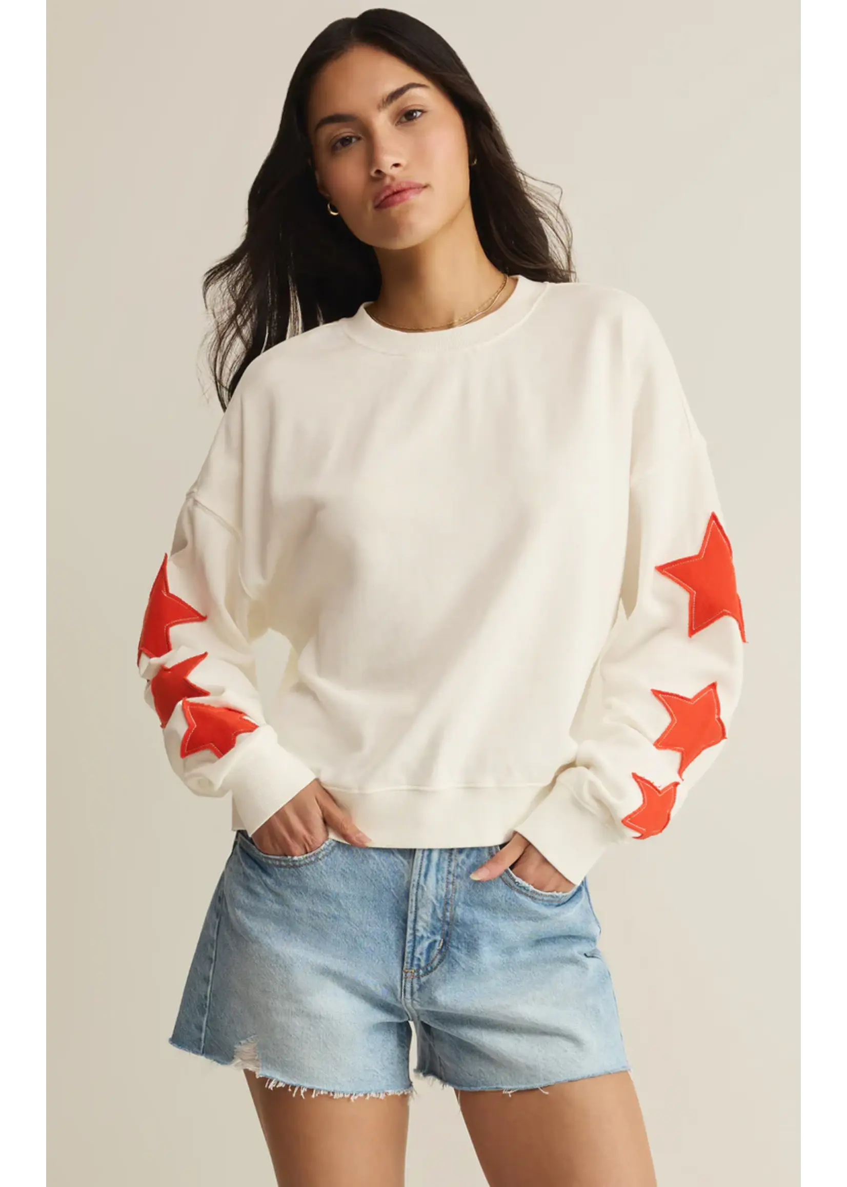 Z Supply Stars First Date Sweatshirt - GT262895S
