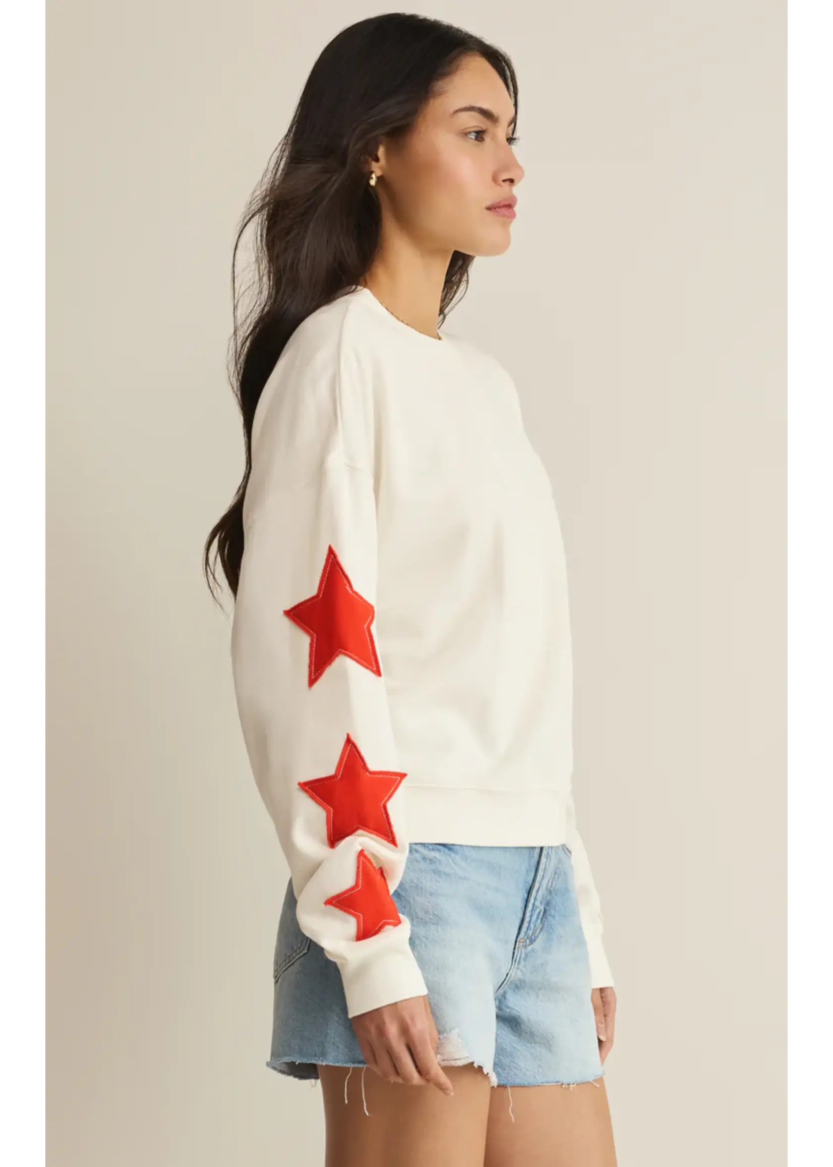 Z Supply Stars First Date Sweatshirt - GT262895S
