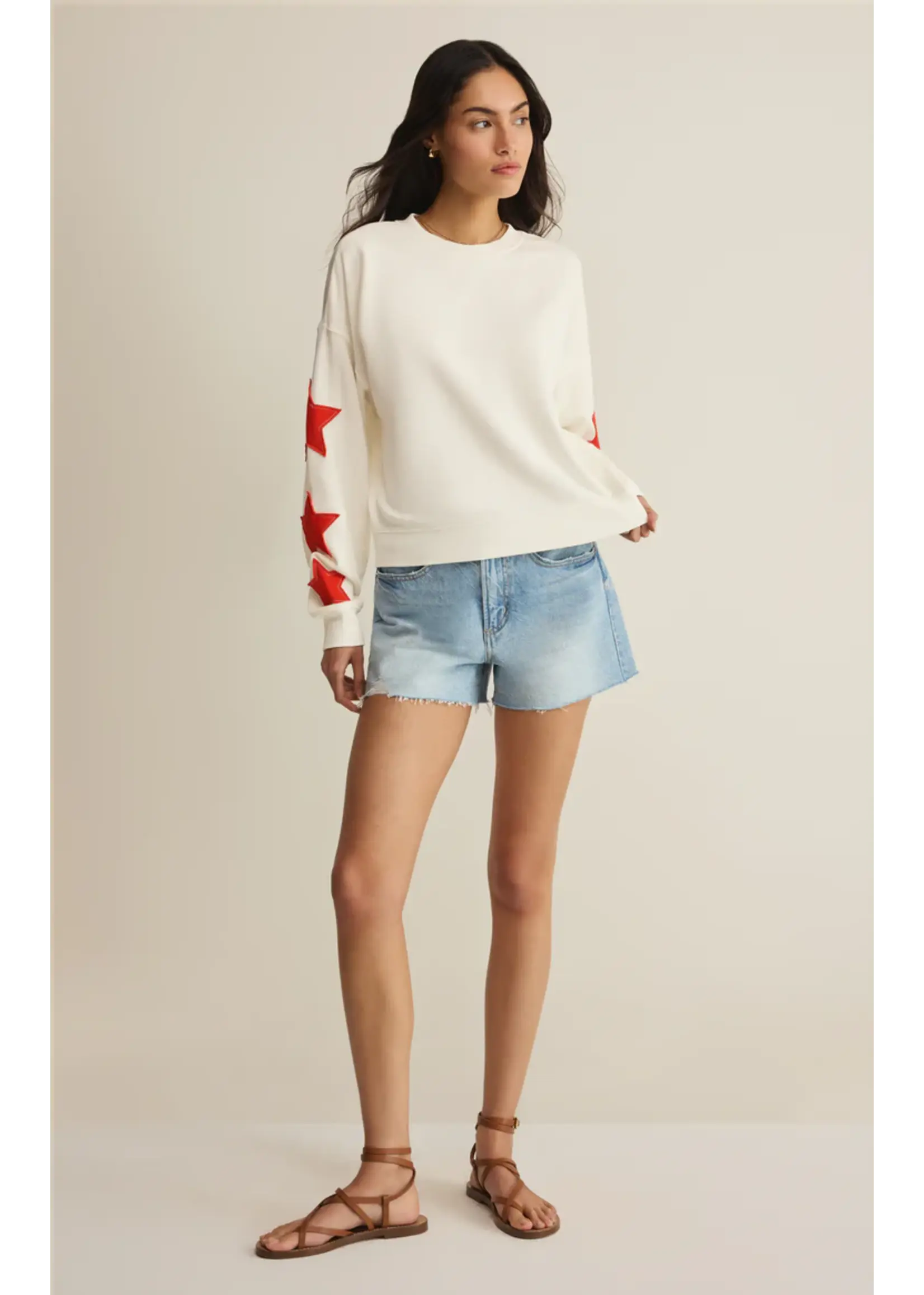 Z Supply Stars First Date Sweatshirt - GT262895S