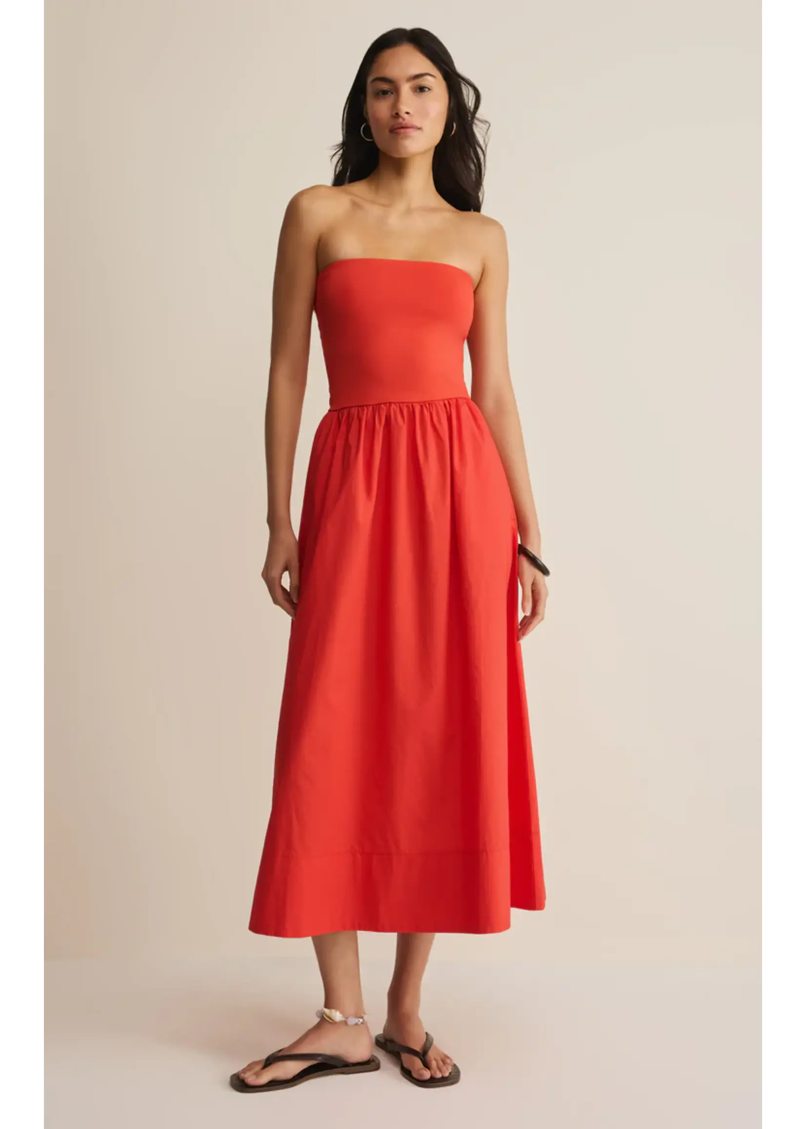 Z Supply Sunsought Strapless Midi Dress - ZD262829