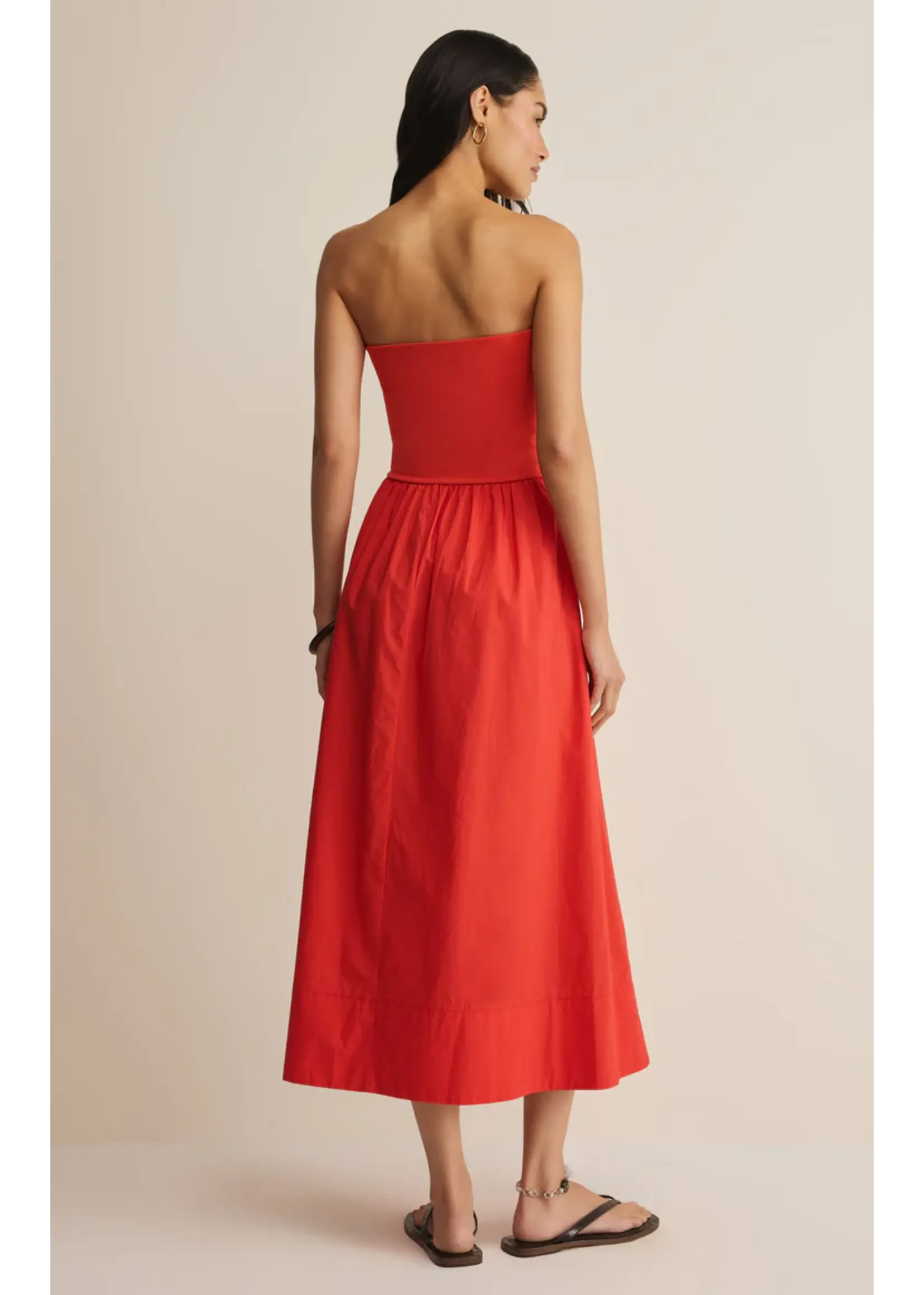 Z Supply Sunsought Strapless Midi Dress - ZD262829