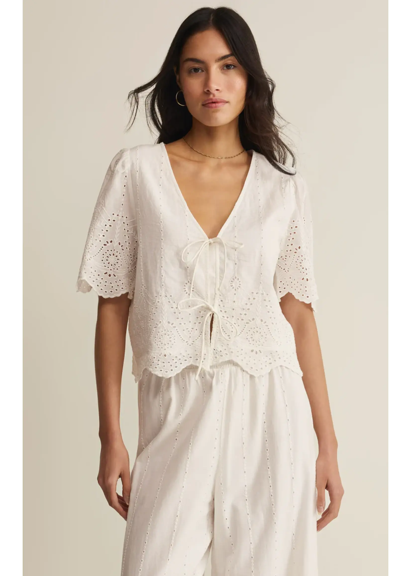 Z Supply Oceanside Embroidered Top - ZT262968