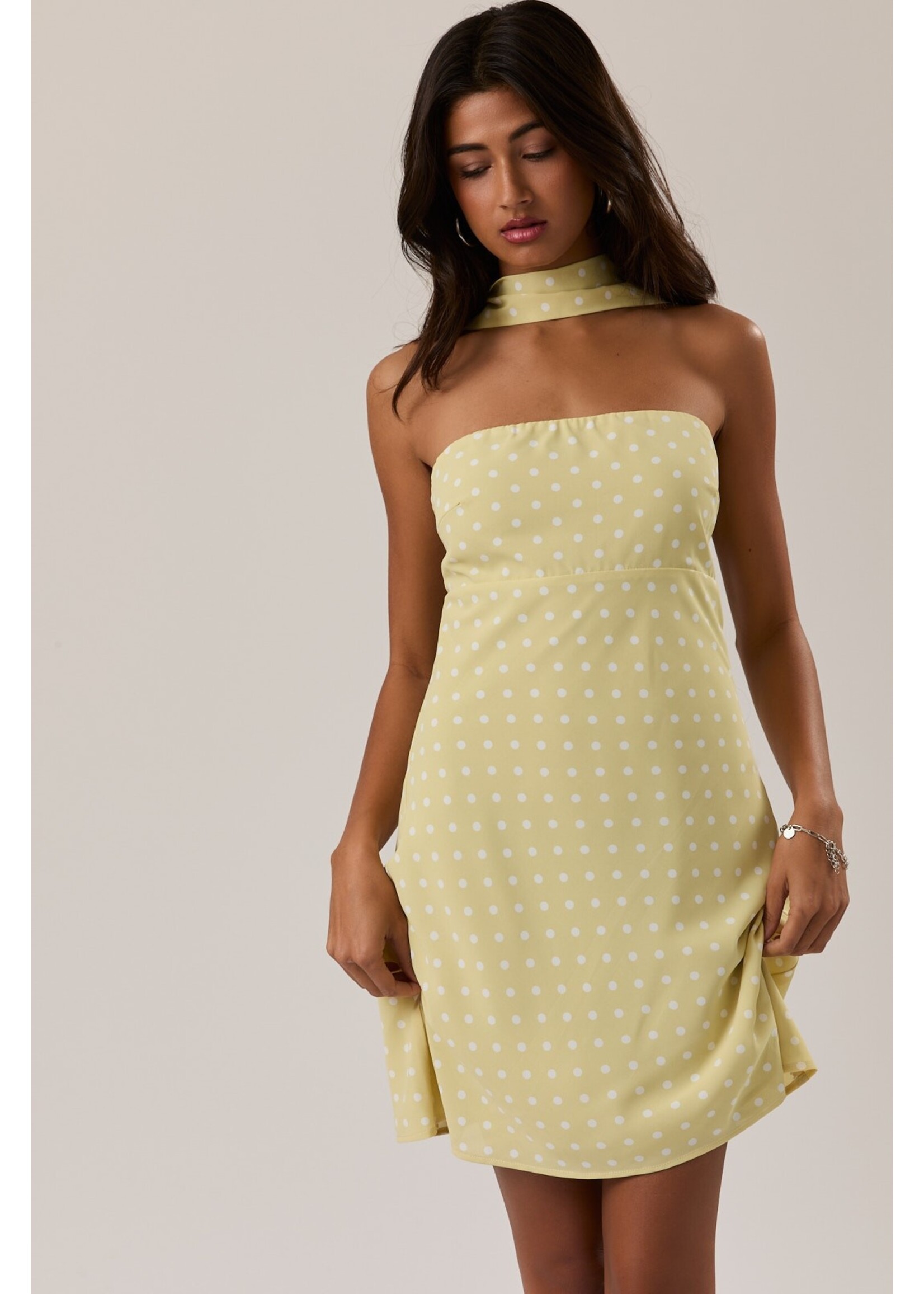 Le Lis Polka Dot Mini Dress - PD7319