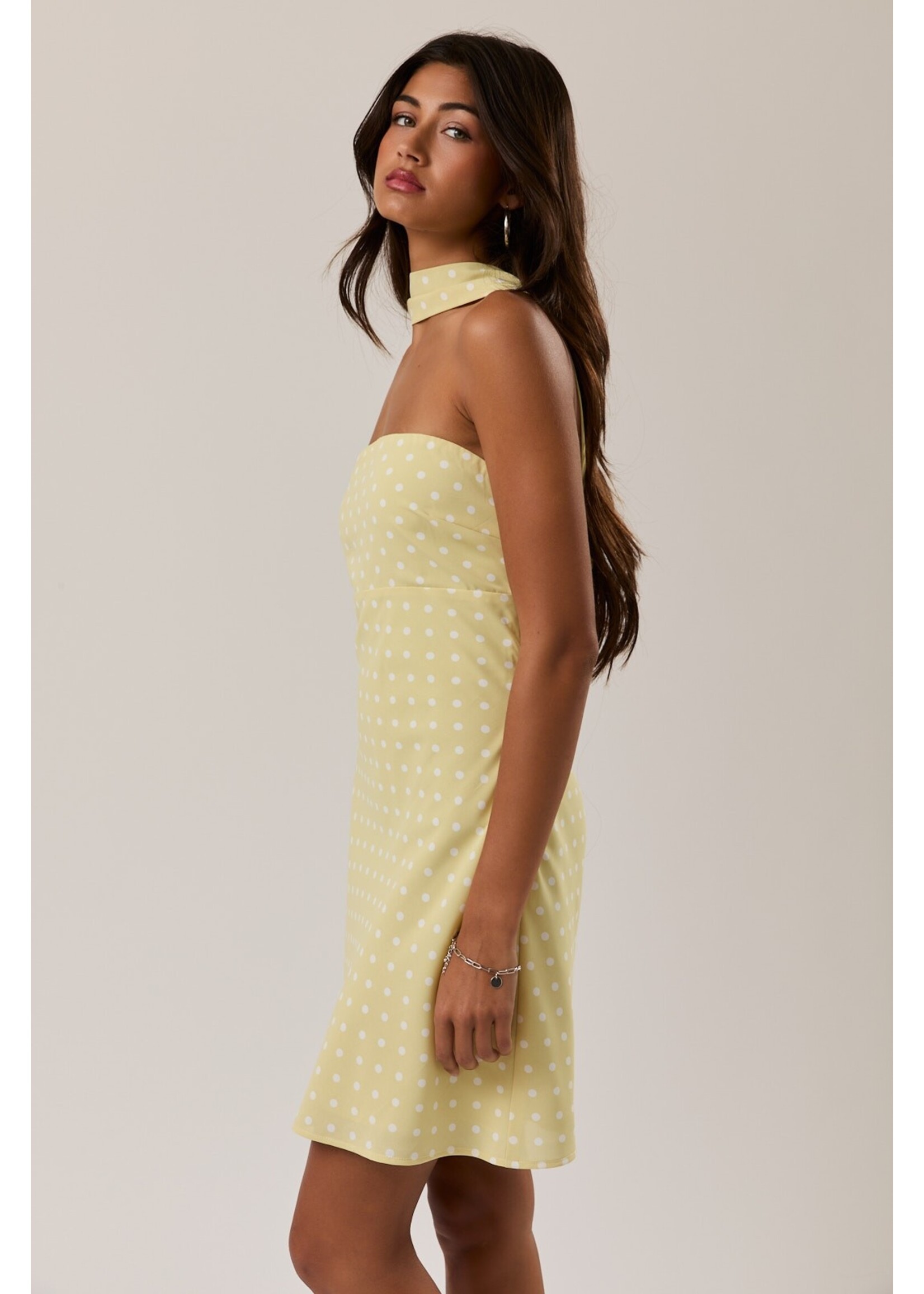 Le Lis Polka Dot Mini Dress - PD7319