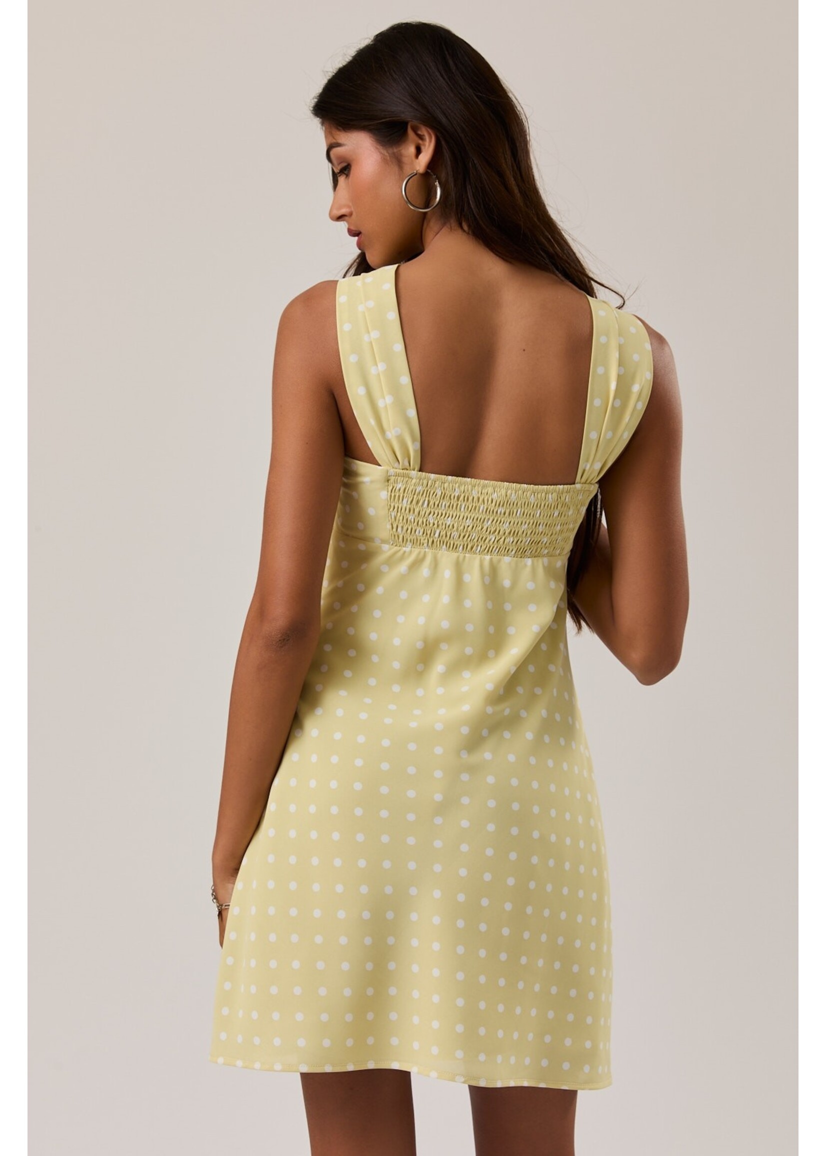Le Lis Polka Dot Mini Dress - PD7319