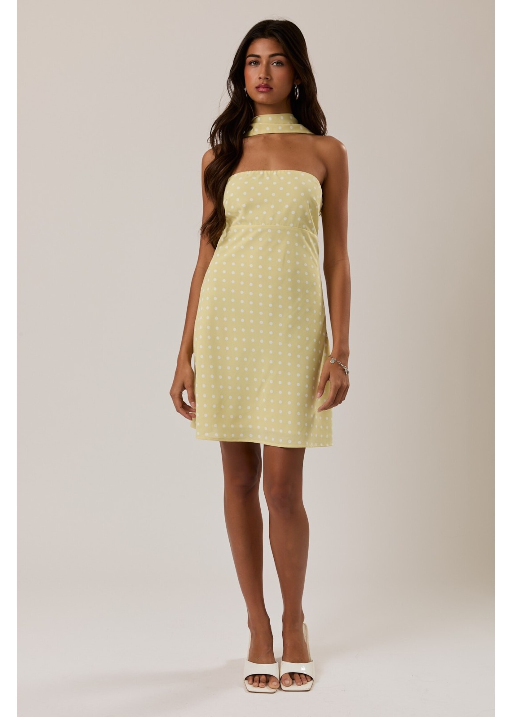 Le Lis Polka Dot Mini Dress - PD7319