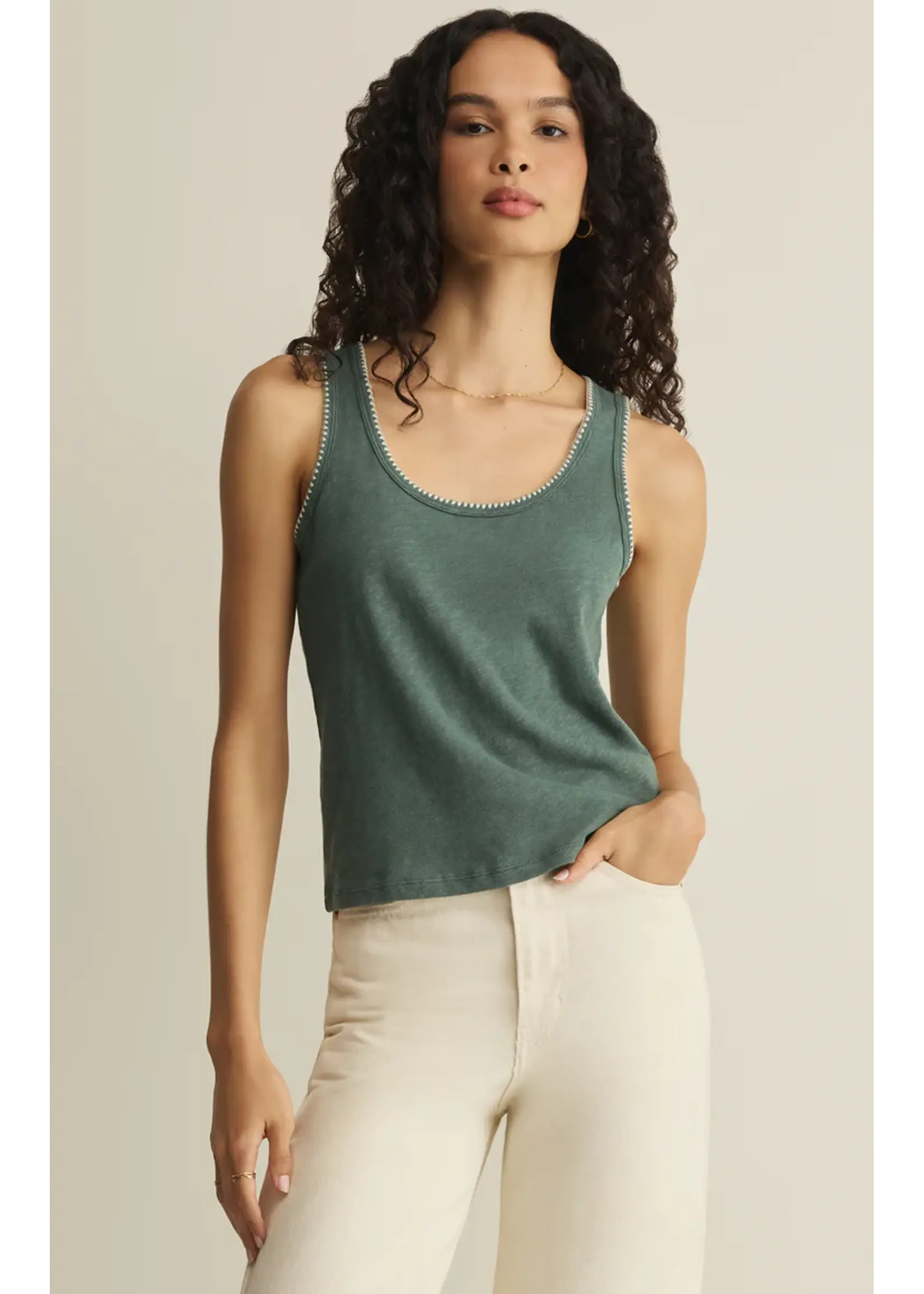 Z Supply Julian Crochet Tank - ZT262879