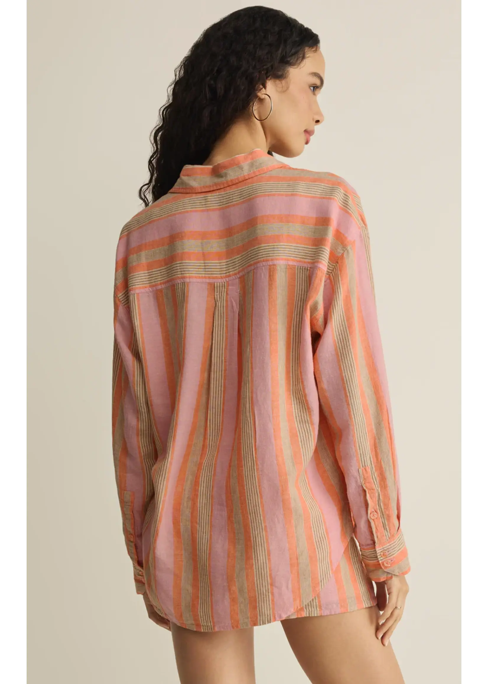 Z Supply The Perfect Striped Button Up - ZT262689