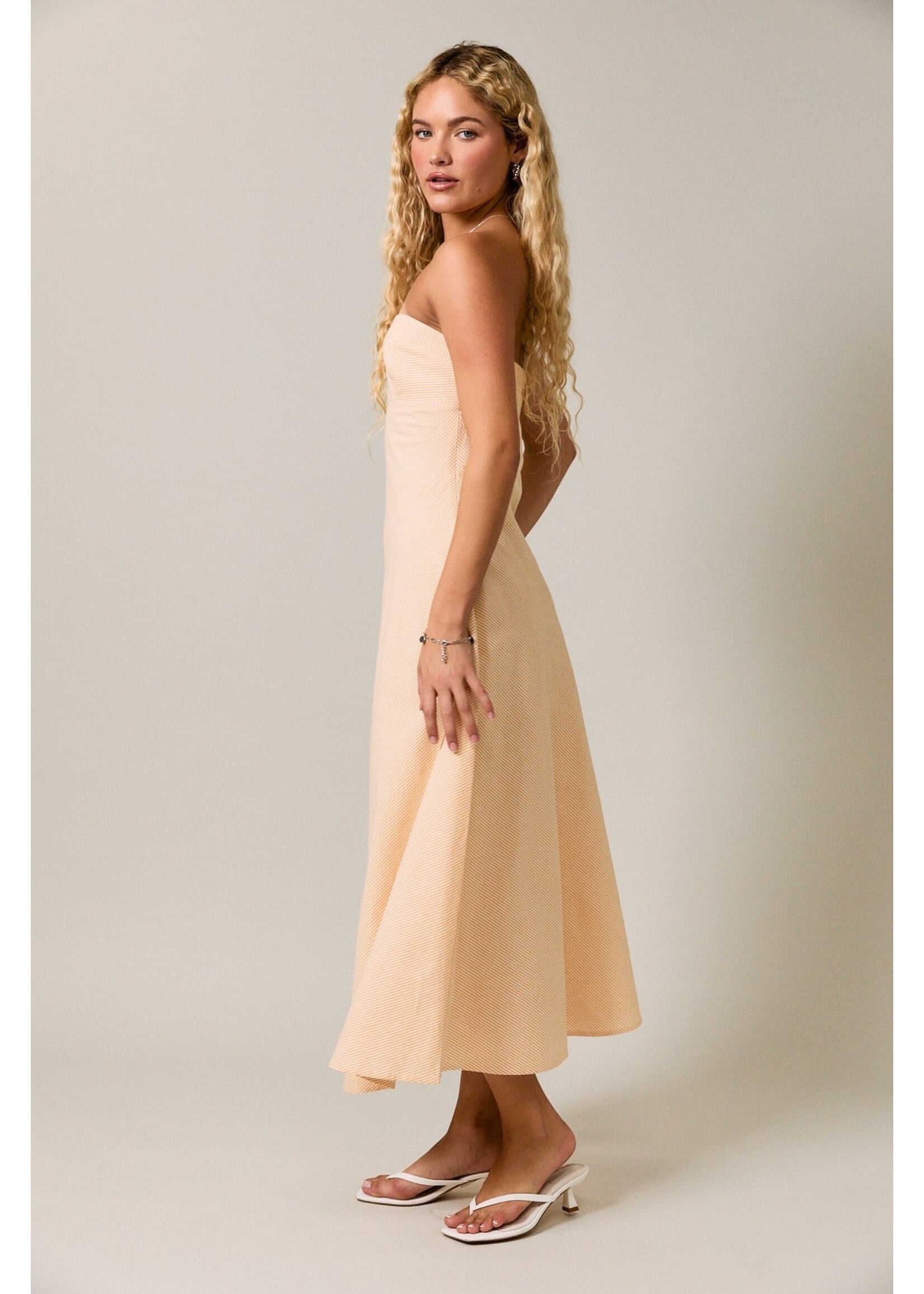 Le Lis Tube Flare Midi Dress - SD3828