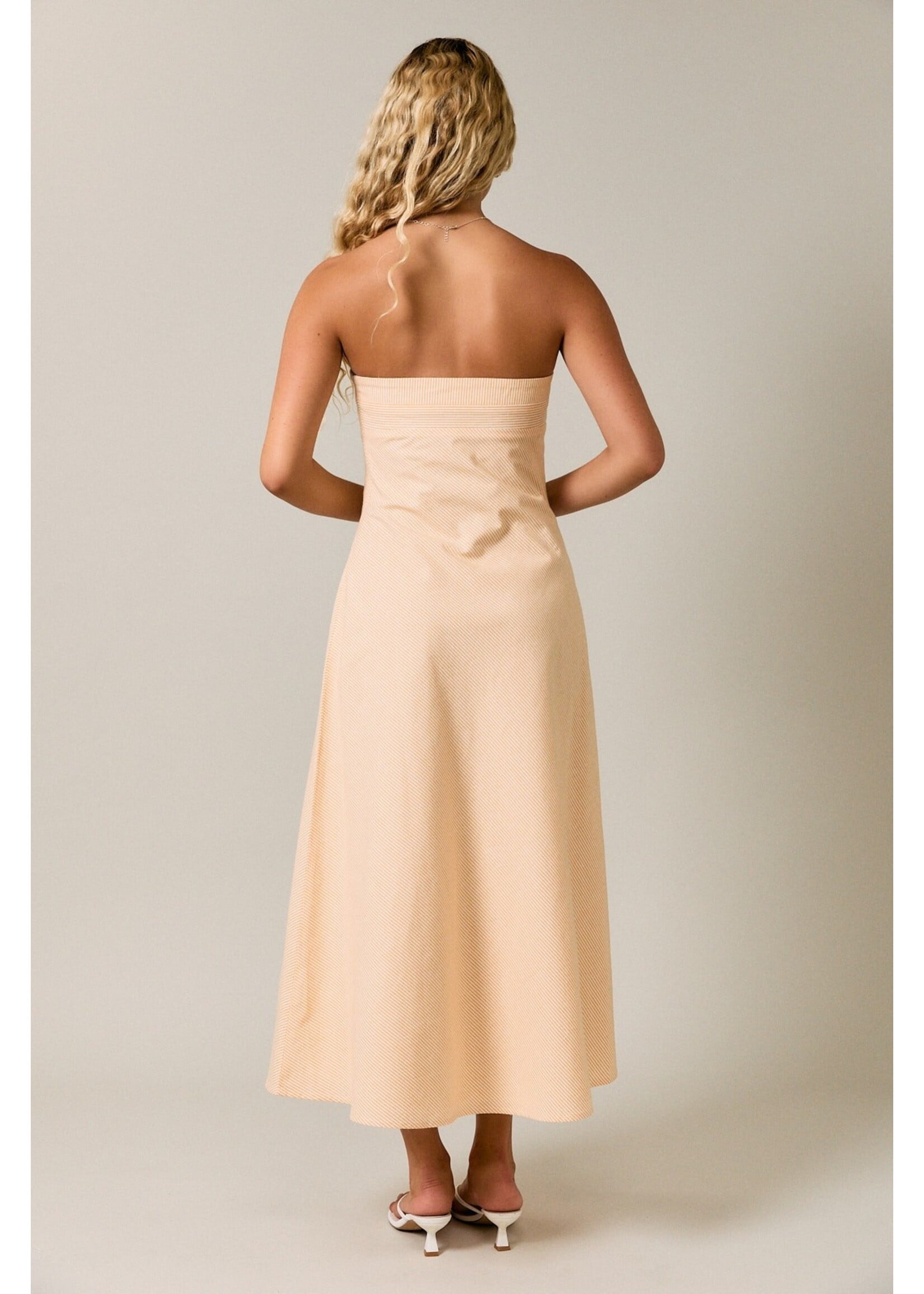 Le Lis Tube Flare Midi Dress - SD3828