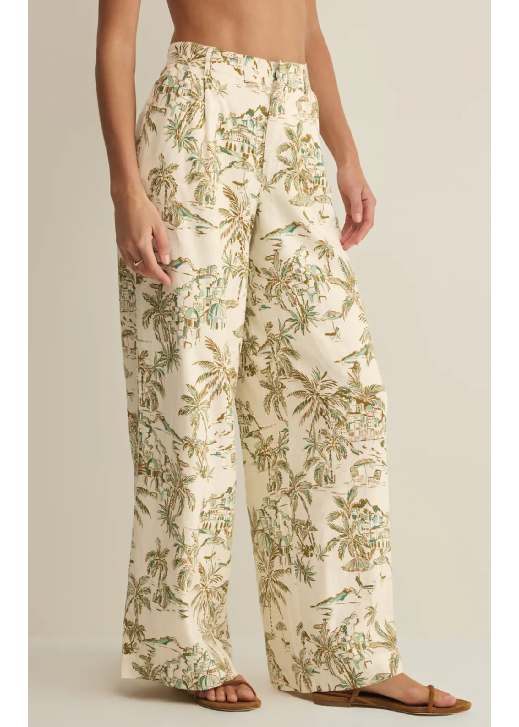 Z Supply Overlook Tiki Tide Linen Pant - ZP262682