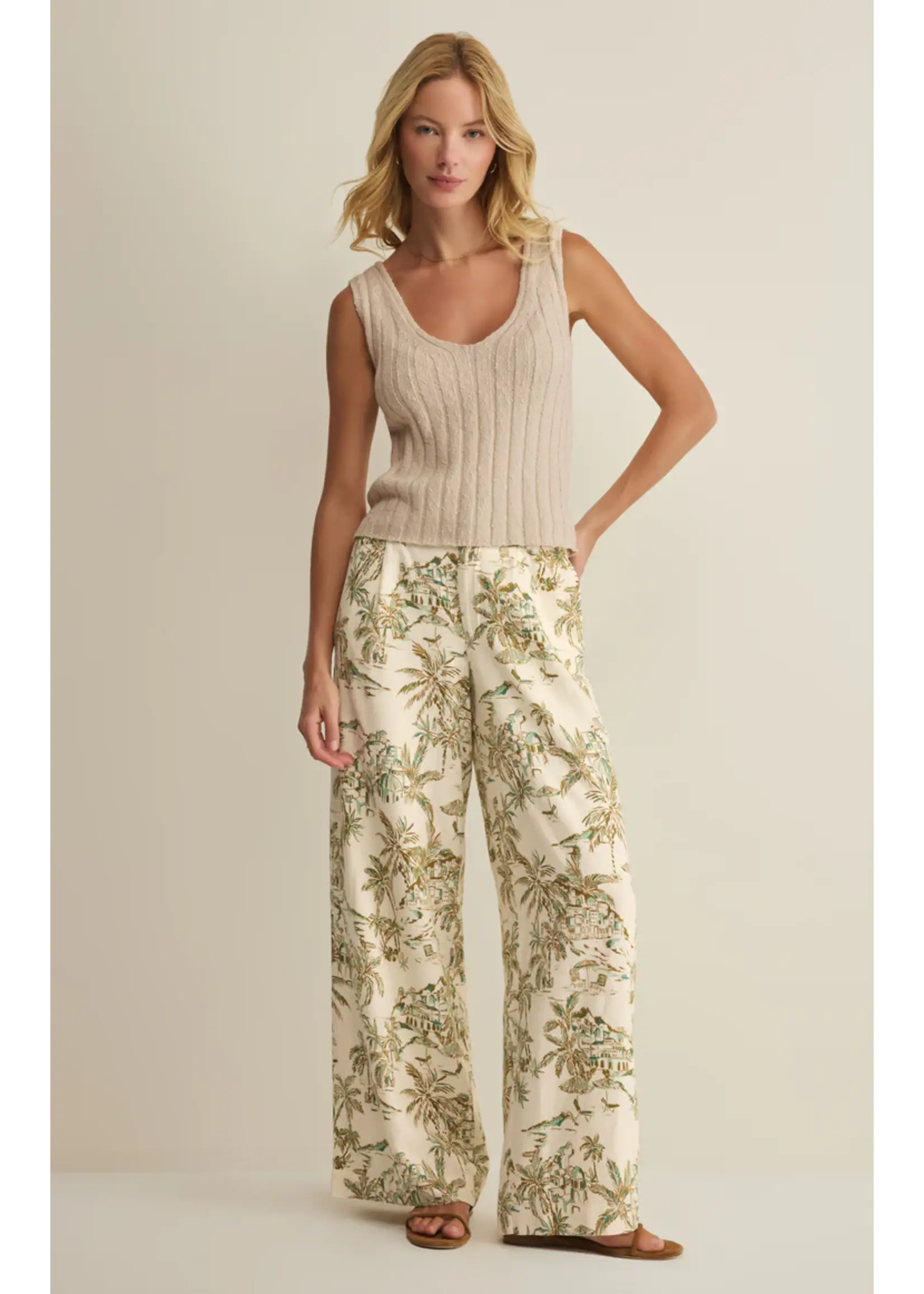 Z Supply Overlook Tiki Tide Linen Pant - ZP262682