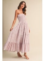 Klesis Pleated Detail Layered Midi Dress - ID9542