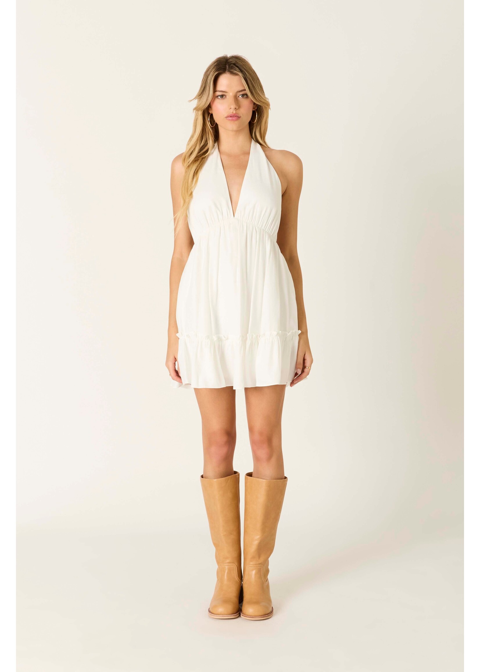 Cotton Candy LA Ruffle Detail Romper - CR-14338