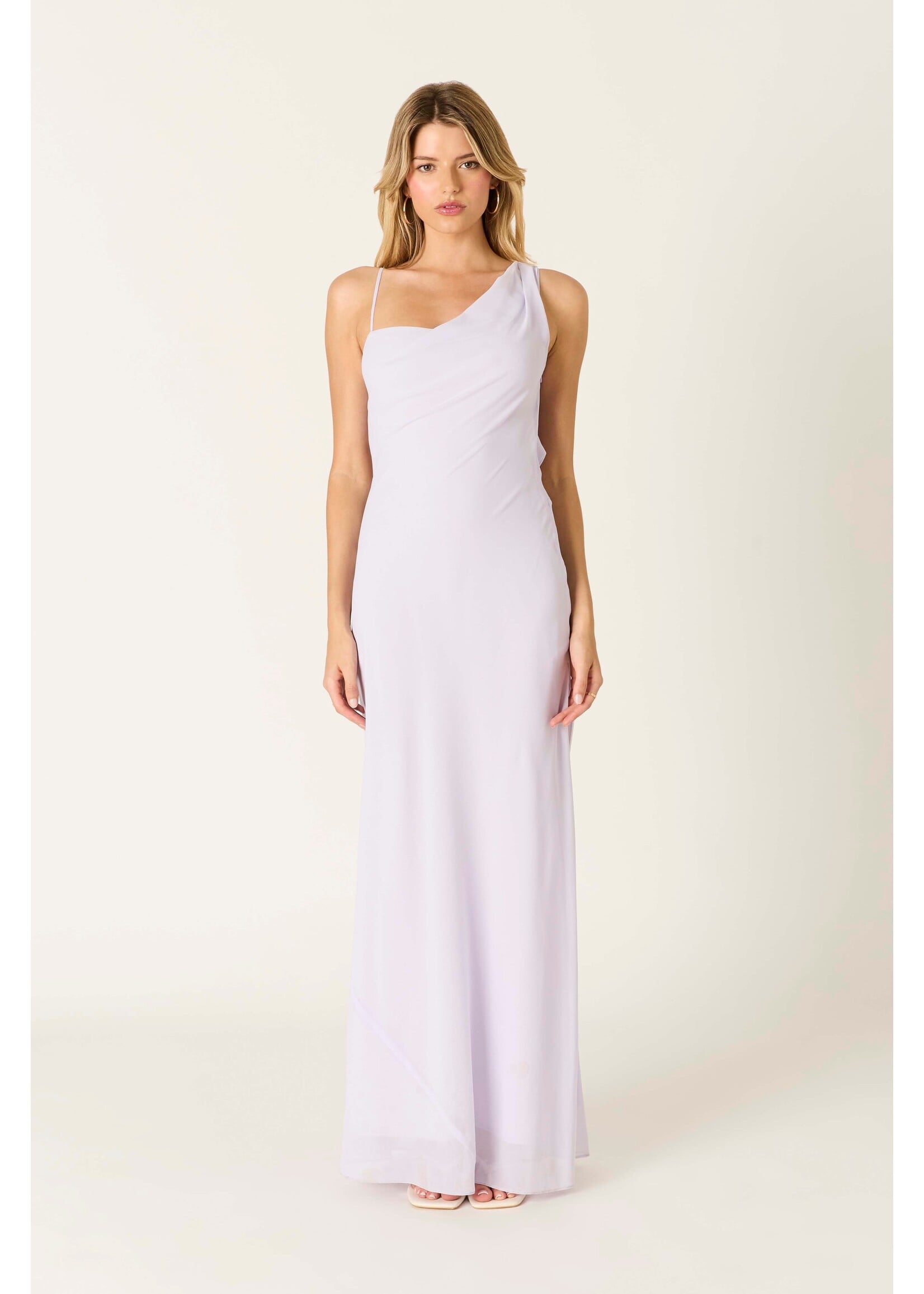 Cotton Candy LA Assymetrical Tie Back Slip Dress - SD-394