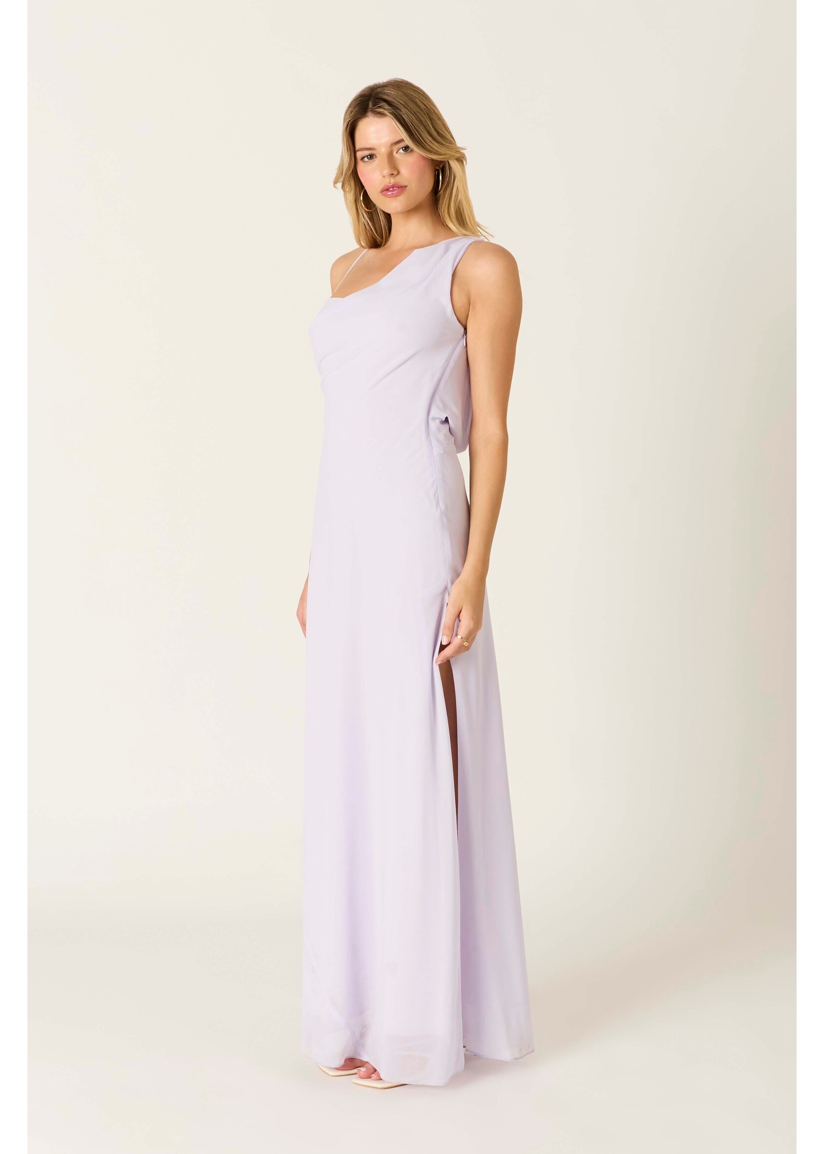 Cotton Candy LA Assymetrical Tie Back Slip Dress - SD-394