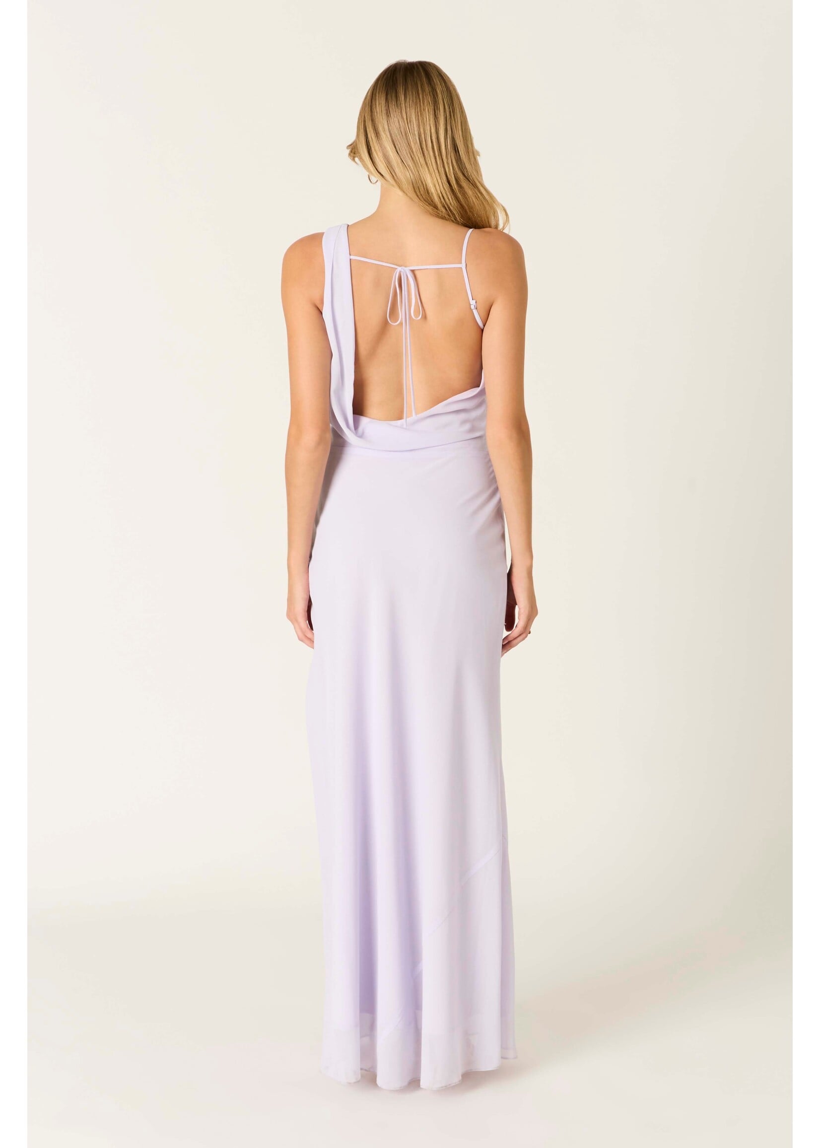 Cotton Candy LA Assymetrical Tie Back Slip Dress - SD-394