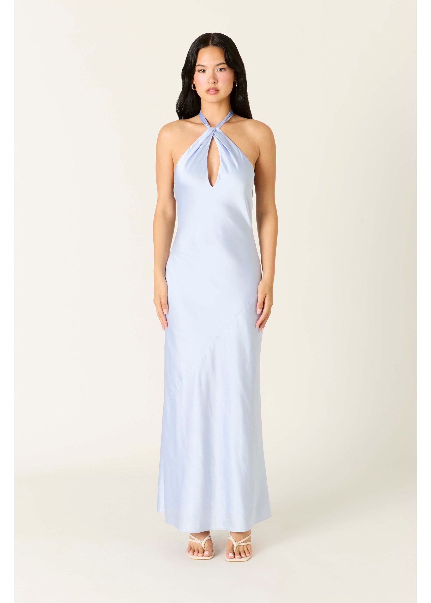 Cotton Candy LA Front Tie Back Detail Midi Dress - SD-404