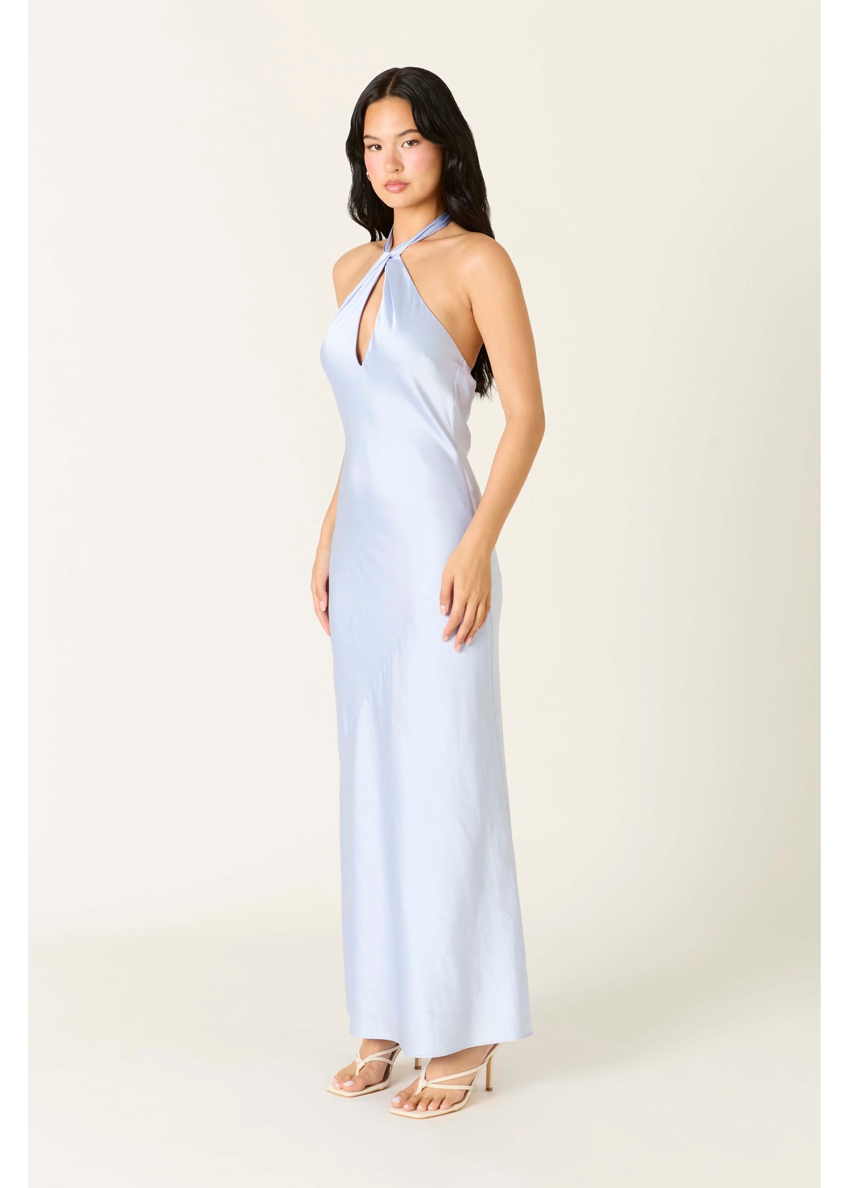 Cotton Candy LA Front Tie Back Detail Midi Dress - SD-404