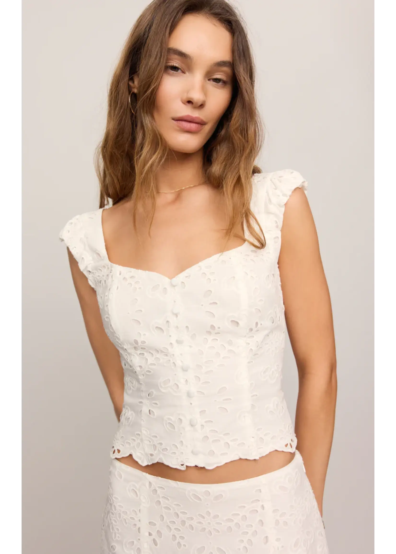 Z Supply Emrie Eyelet Top - ZT262821