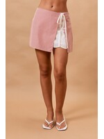 Le Lis Gingham Short with Lace - PS7365