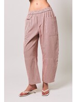 Le Lis Elastic Waist Big Pocket Detail Barrel Pants - SP3842