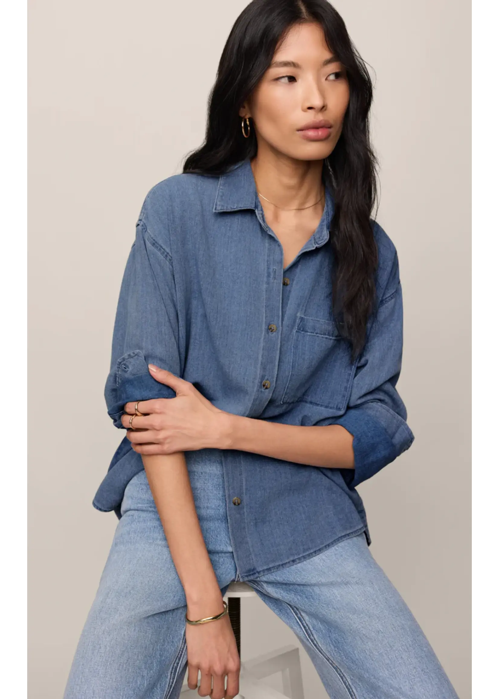 Z Supply The Perfect Twill Button Up - ZT262885