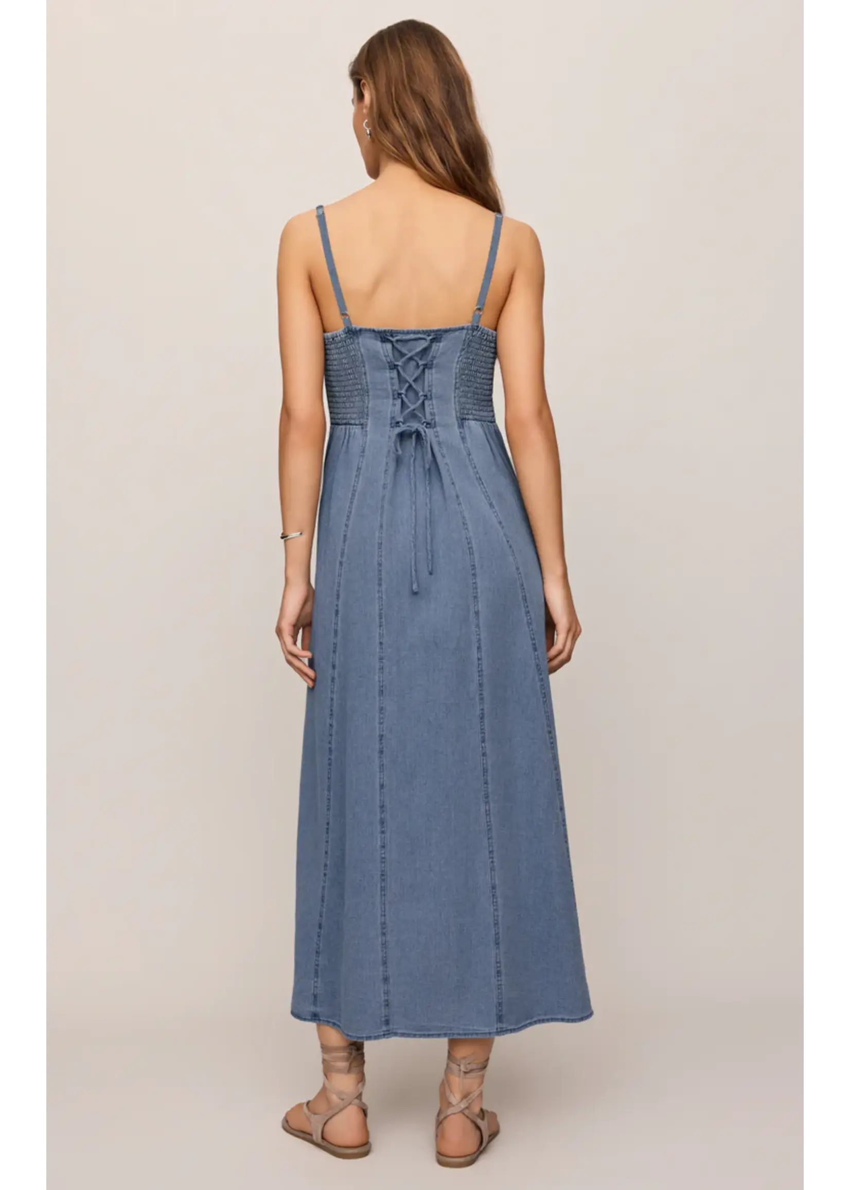Z Supply Leonora Indigo Midi Dress - ZD263548