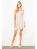 THML Sleeveless Multicolored Dress - JH2478-2