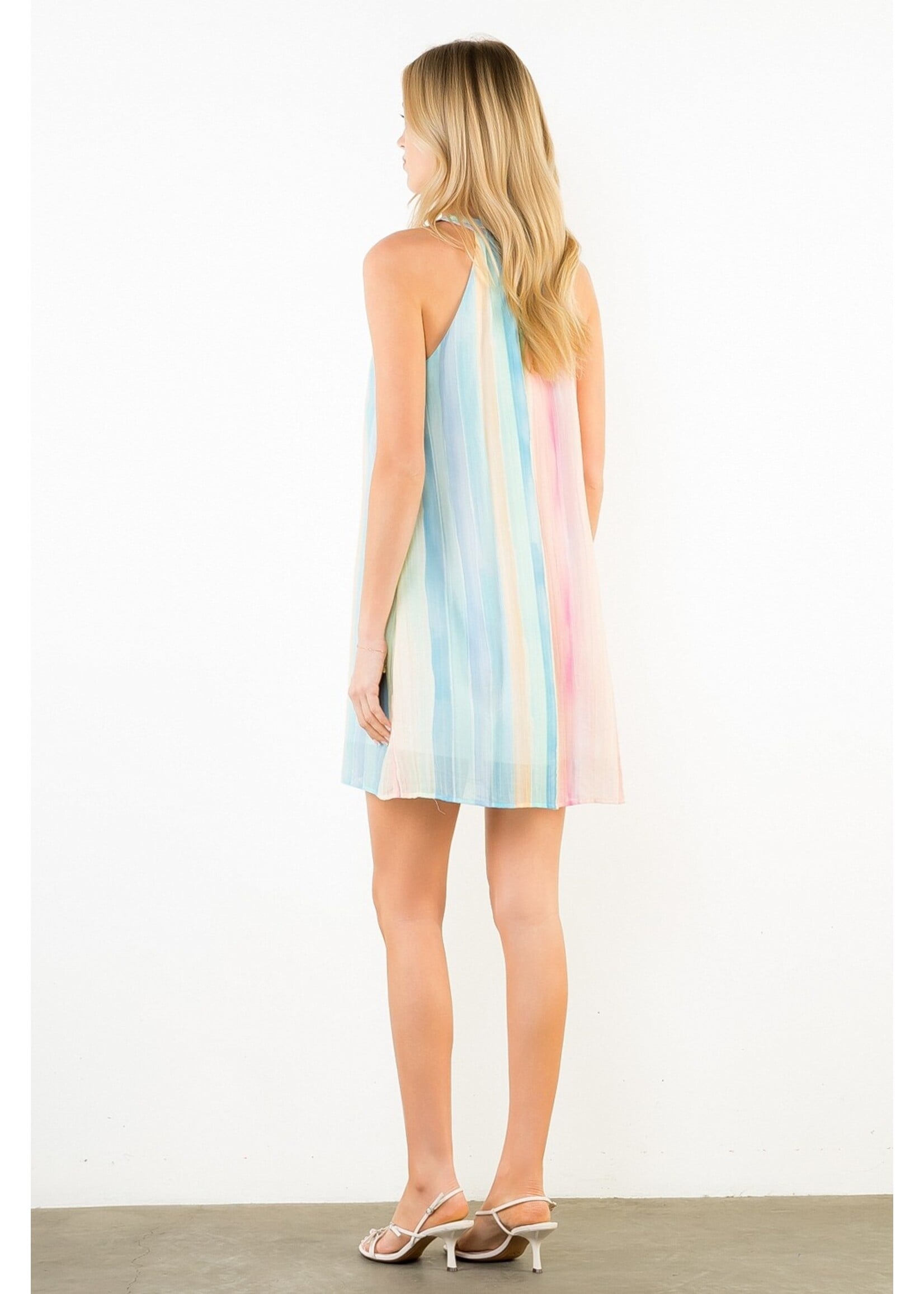 THML Sleeveless Multicolored Dress - JH2478-2