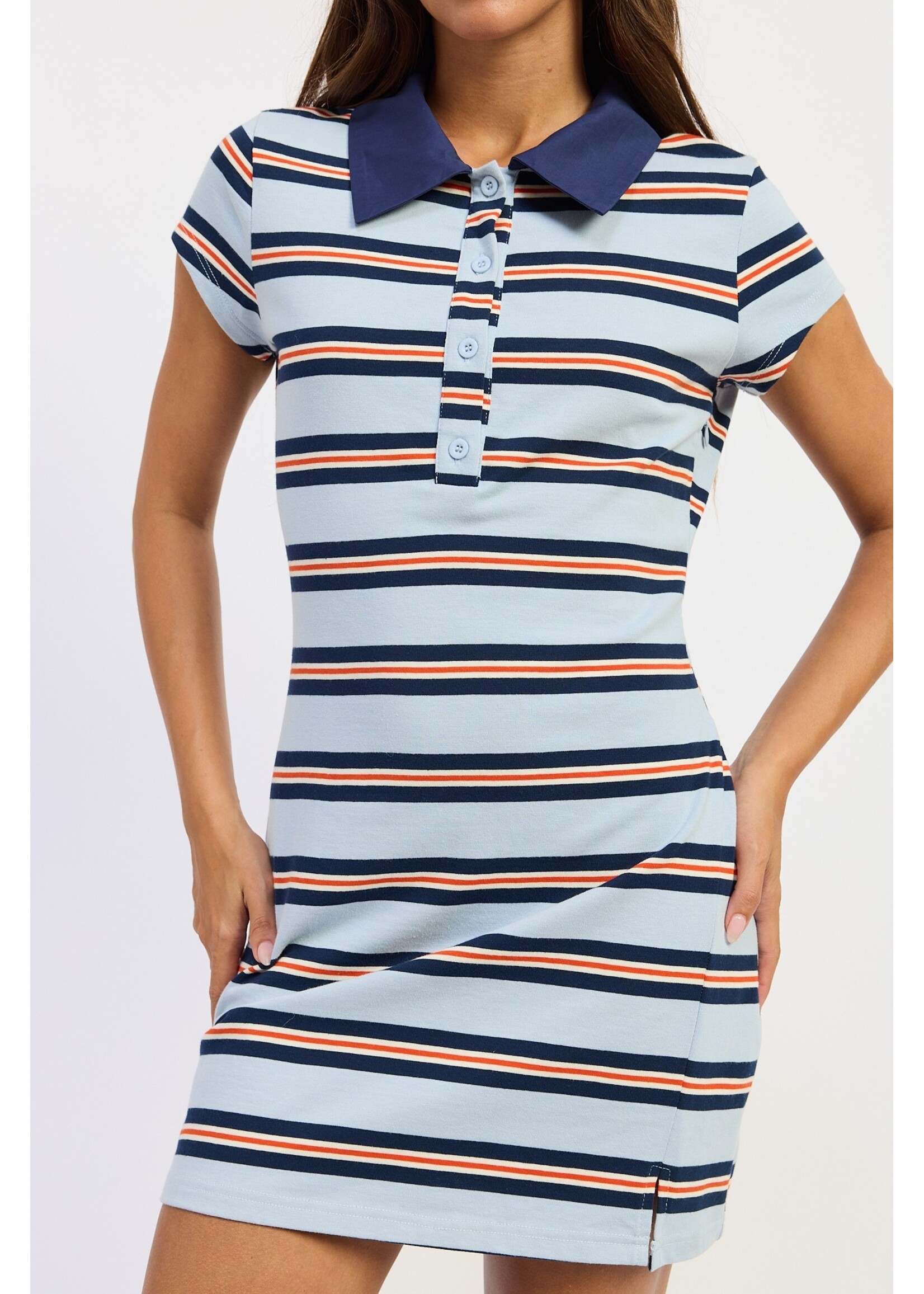 Emory Park Stripe Rugby Mini Dress - IPJ4533D