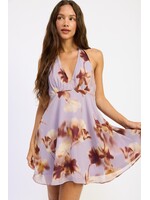 Emory Park Trim Halter Mini Dress - IPJ4736D