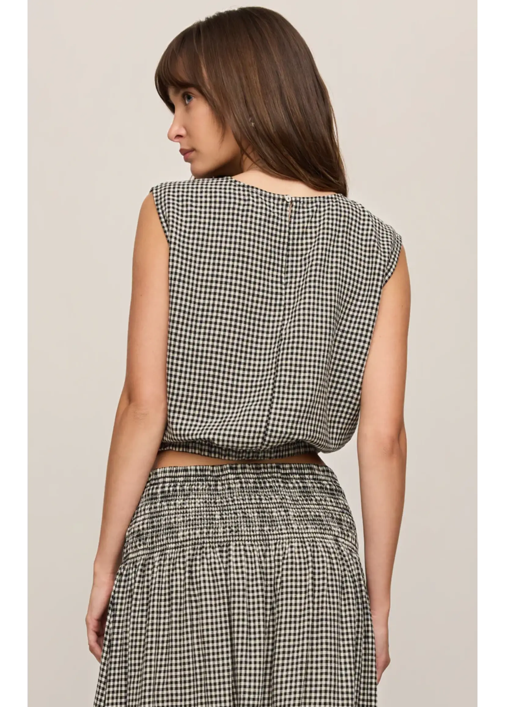 Z Supply Merit Gingham Top - ZT263177
