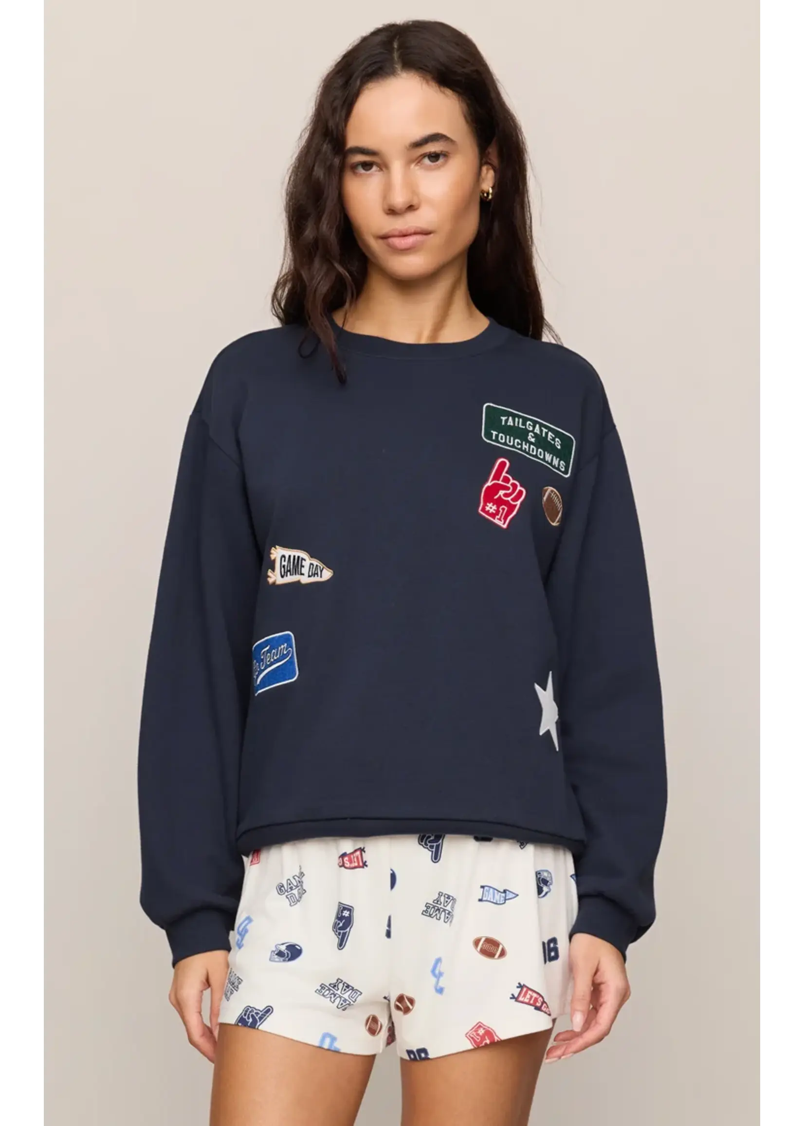 Z Supply Boyfriend Patch Sweatshirt - ZLT263509