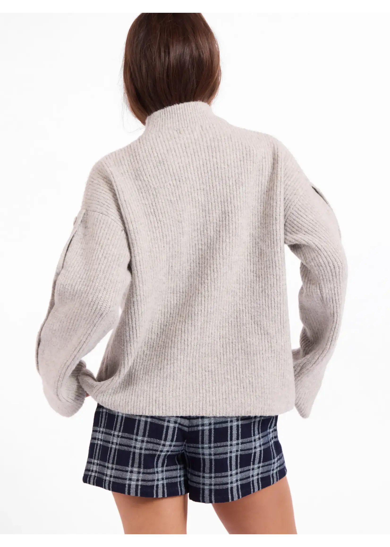 Sage The Label Athena Button Detail Sweater -  LJ3438