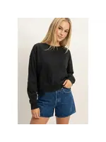 HYFVE Acid Wash Seam Detail Crew Neck Sweatshirt - DZ26E260